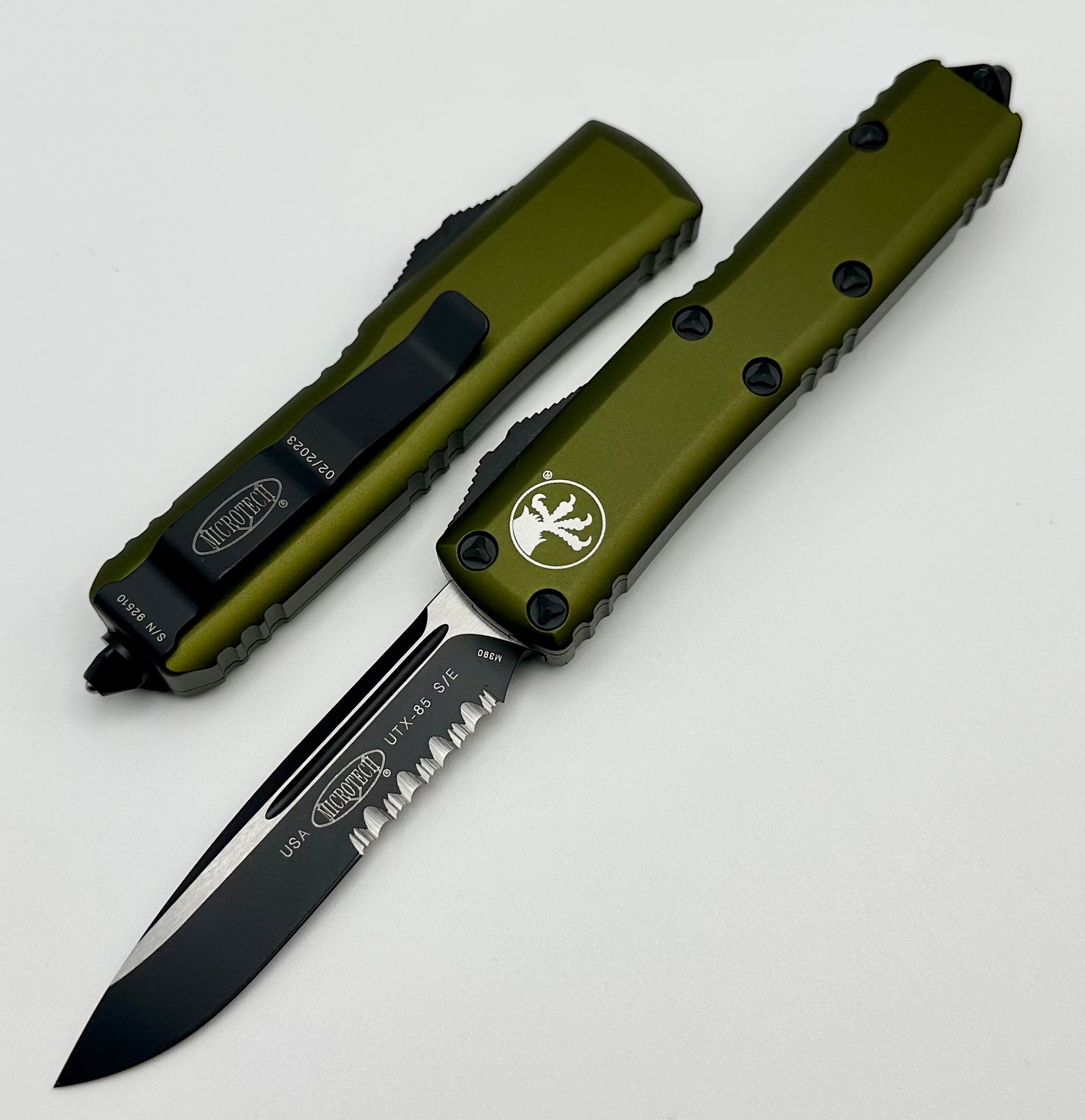 Microtech UTX-85 Premium EDC Knife - Black & OD Green