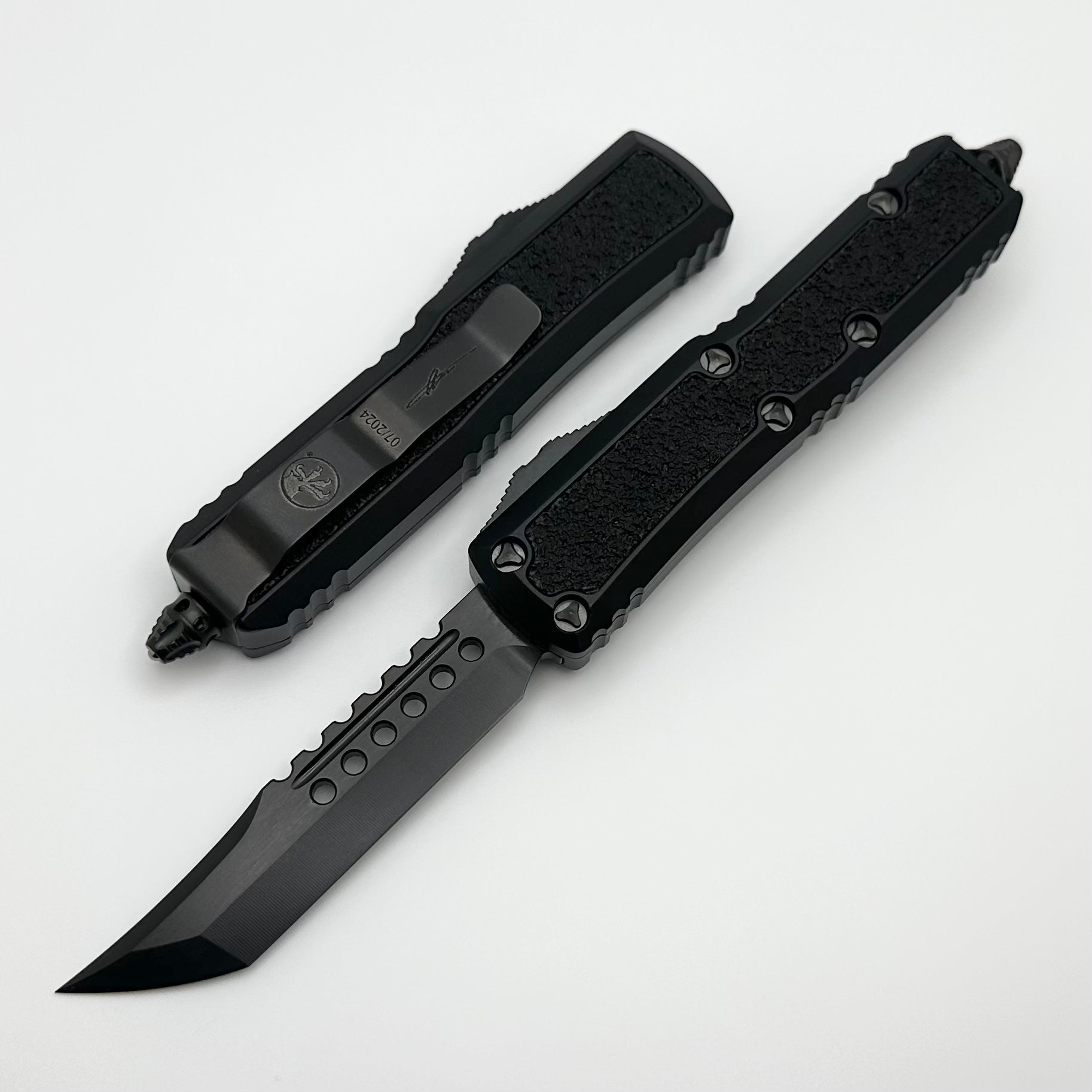 Premium Microtech Daytona Hellhound DLC Shadow Series | Ultimate Tactical Knife