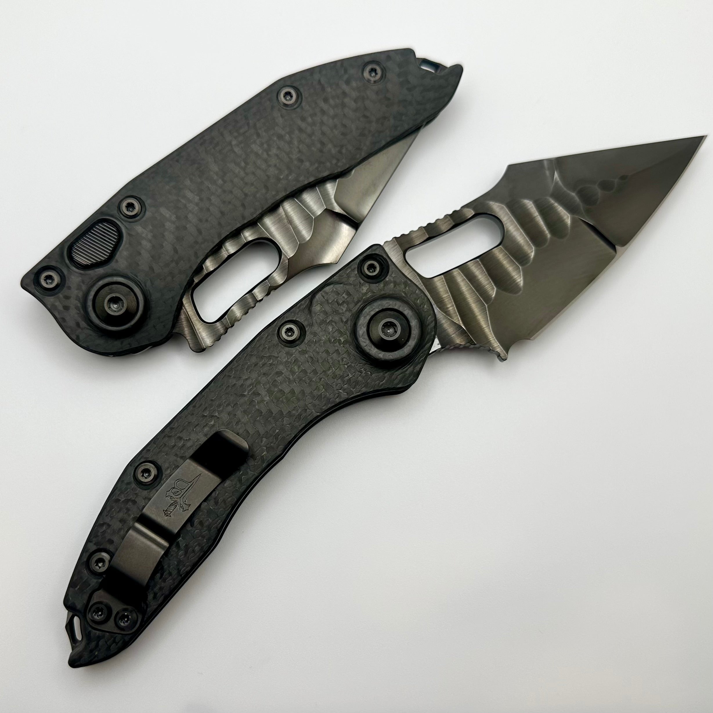 Ultimate Marfione Custom Stitch Auto Knife - DLC Rockstar Edition with Carbon Fiber Handle