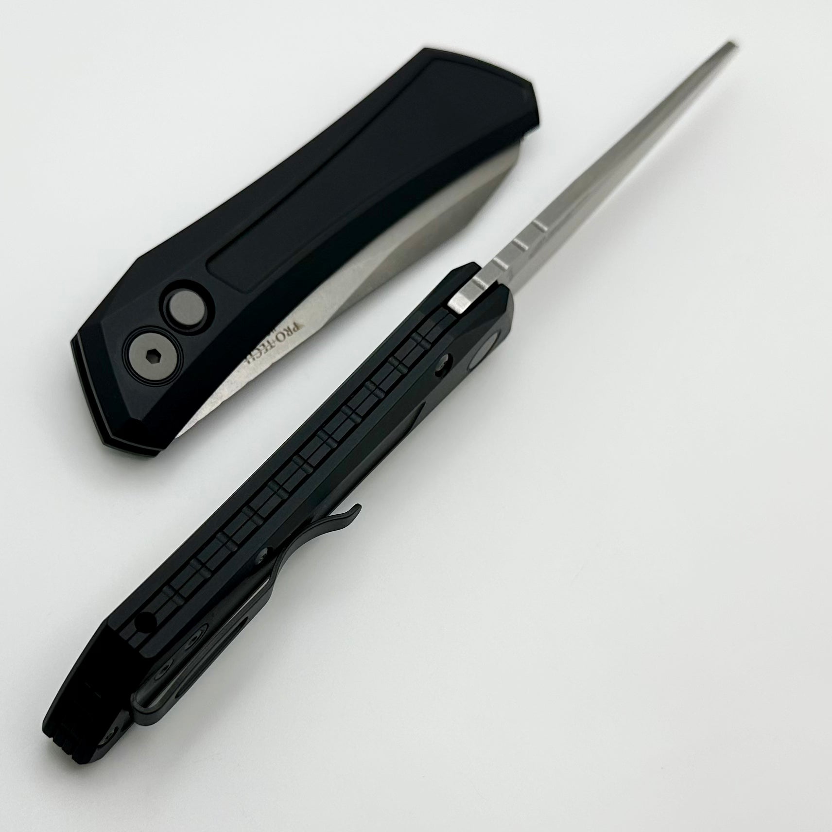 Pro-Tech Oligarch Ultimate EDC Knife - Black Aluminum Handle & MagnaCut Blade