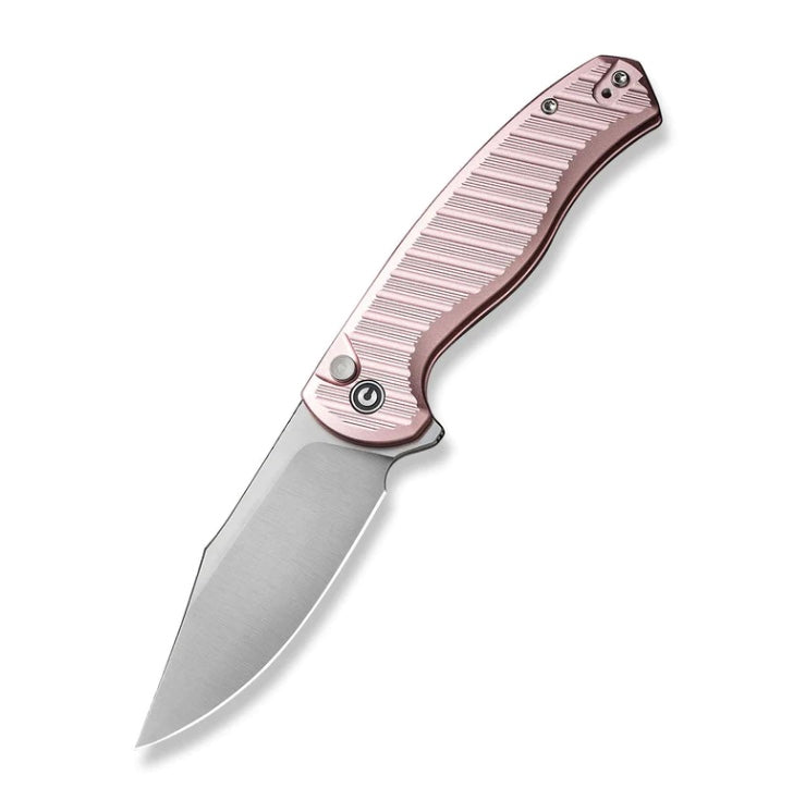 Civivi Stormhowl Flipper Knife - Premium Satin Blade & Light Pink Aluminum Handles