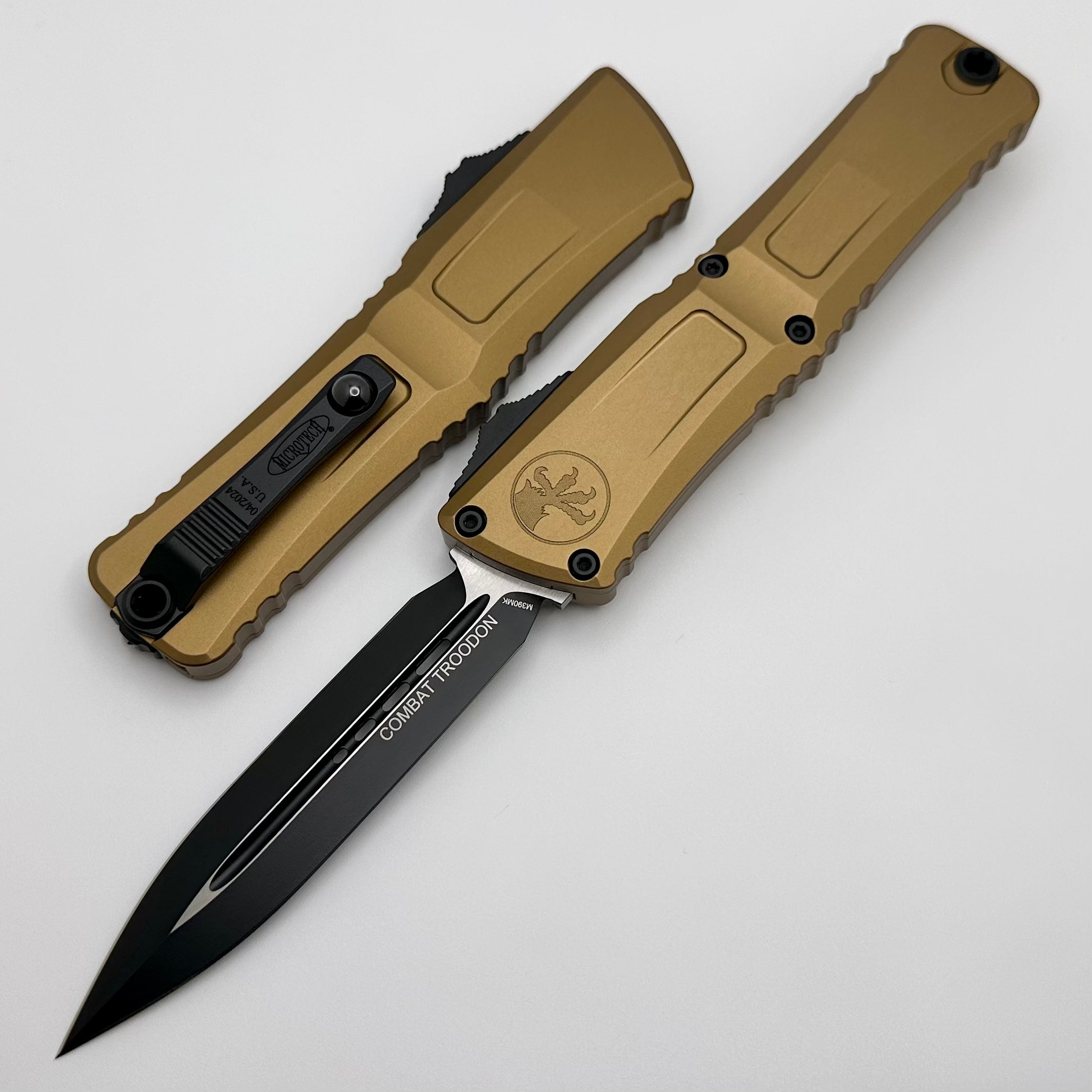 Microtech Ultimate Combat Troodon Gen III - Premium Tactical Knife with Tan Handle