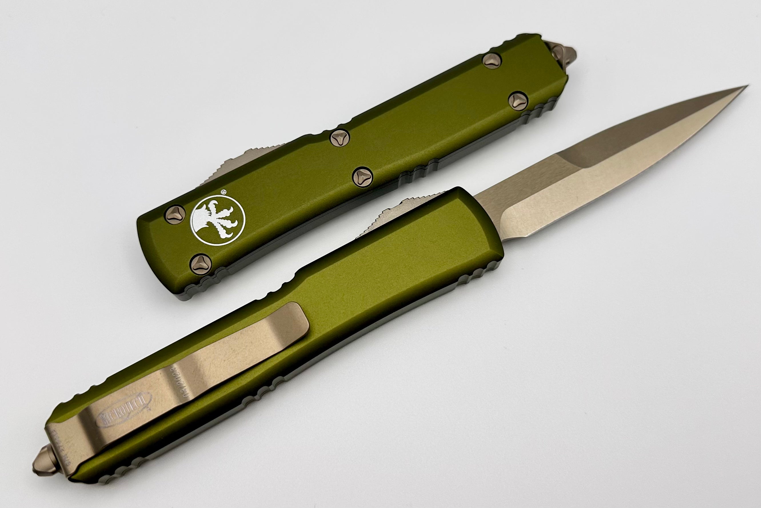 Microtech Ultratech Premium Bronze & OD Green Tactical Knife