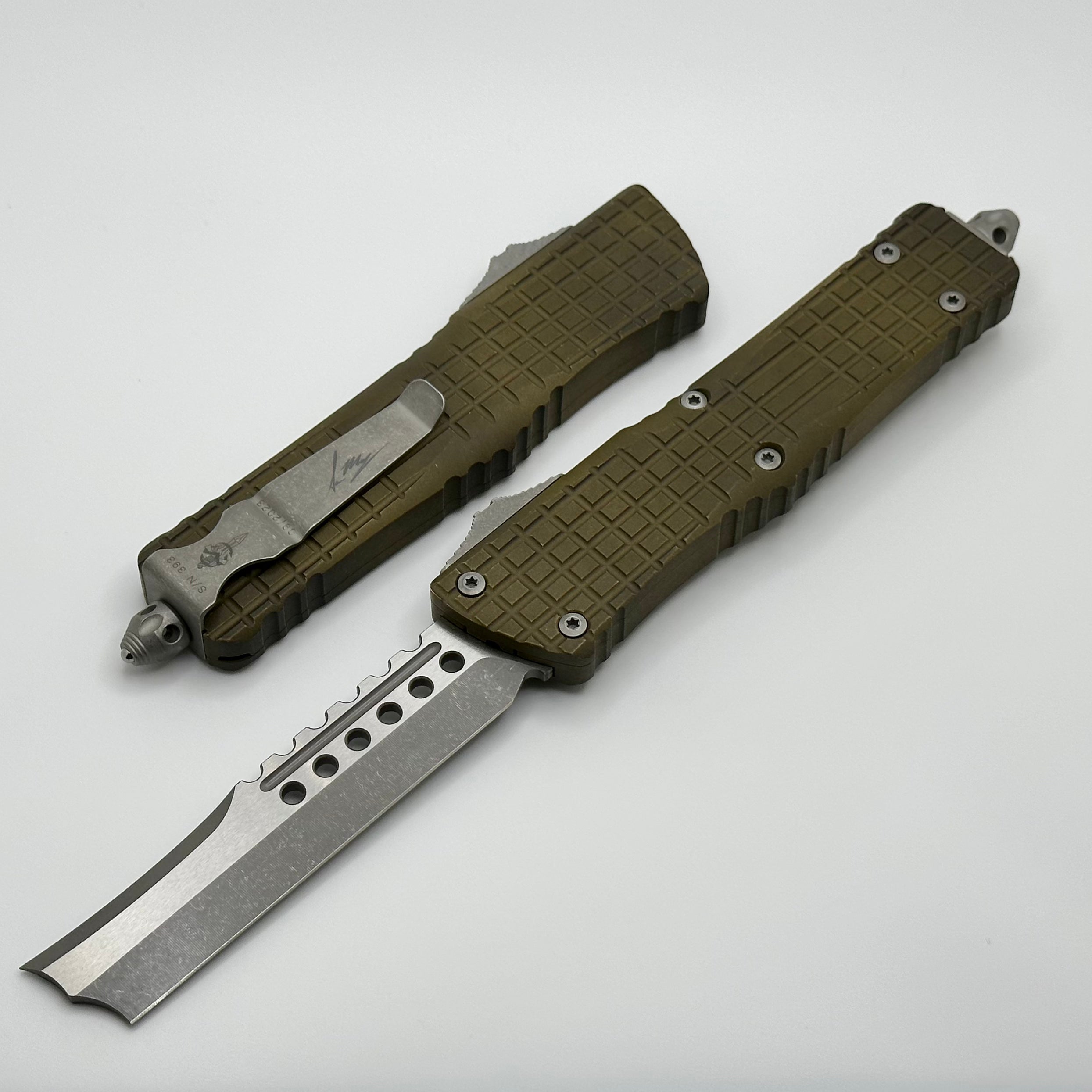 Premium Combat Troodon Hellhound Tactical OTF Knife - Signature Series