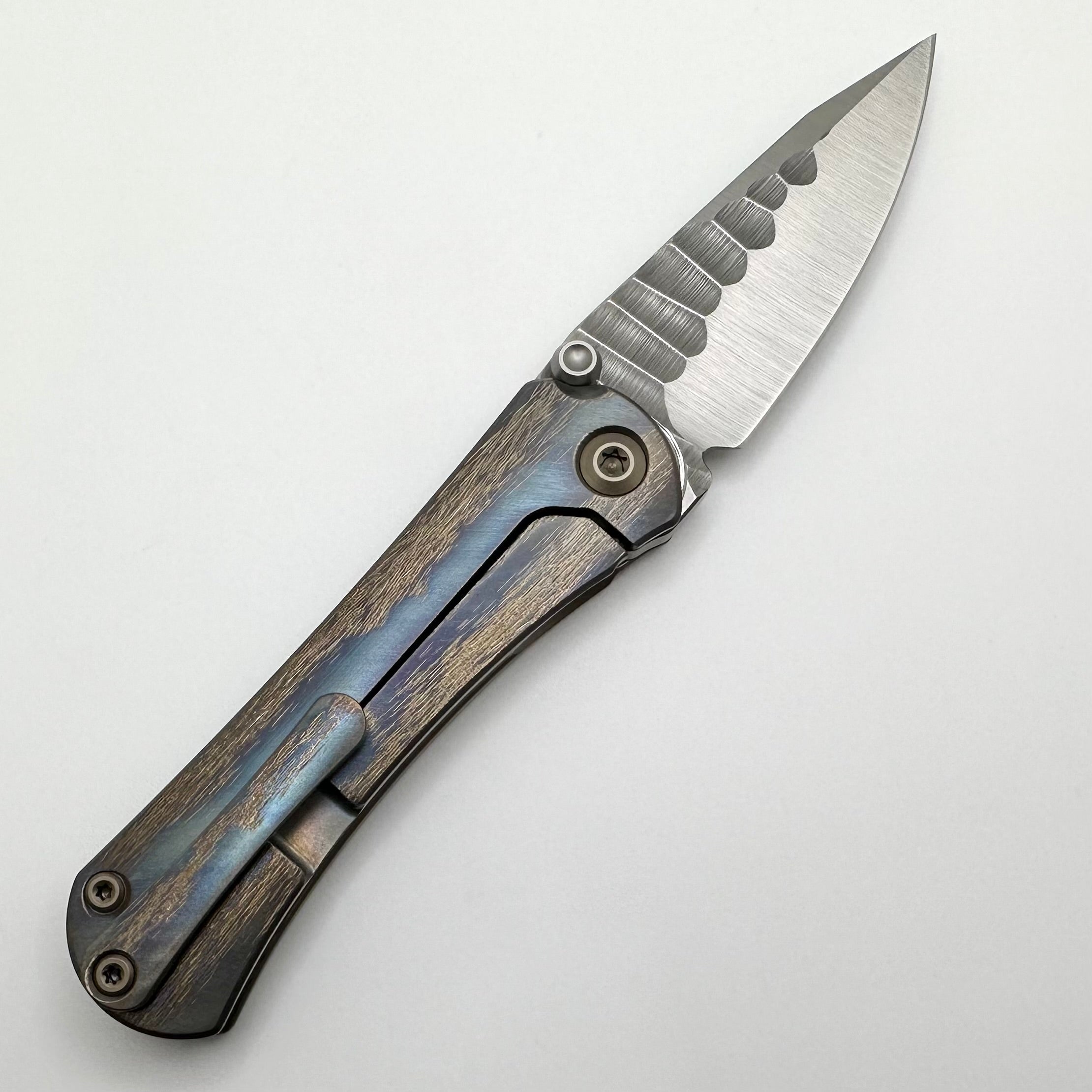 Borka Blades Premium SBDP Rocker M390 with Cosmic Scales - Ultimate EDC Knife