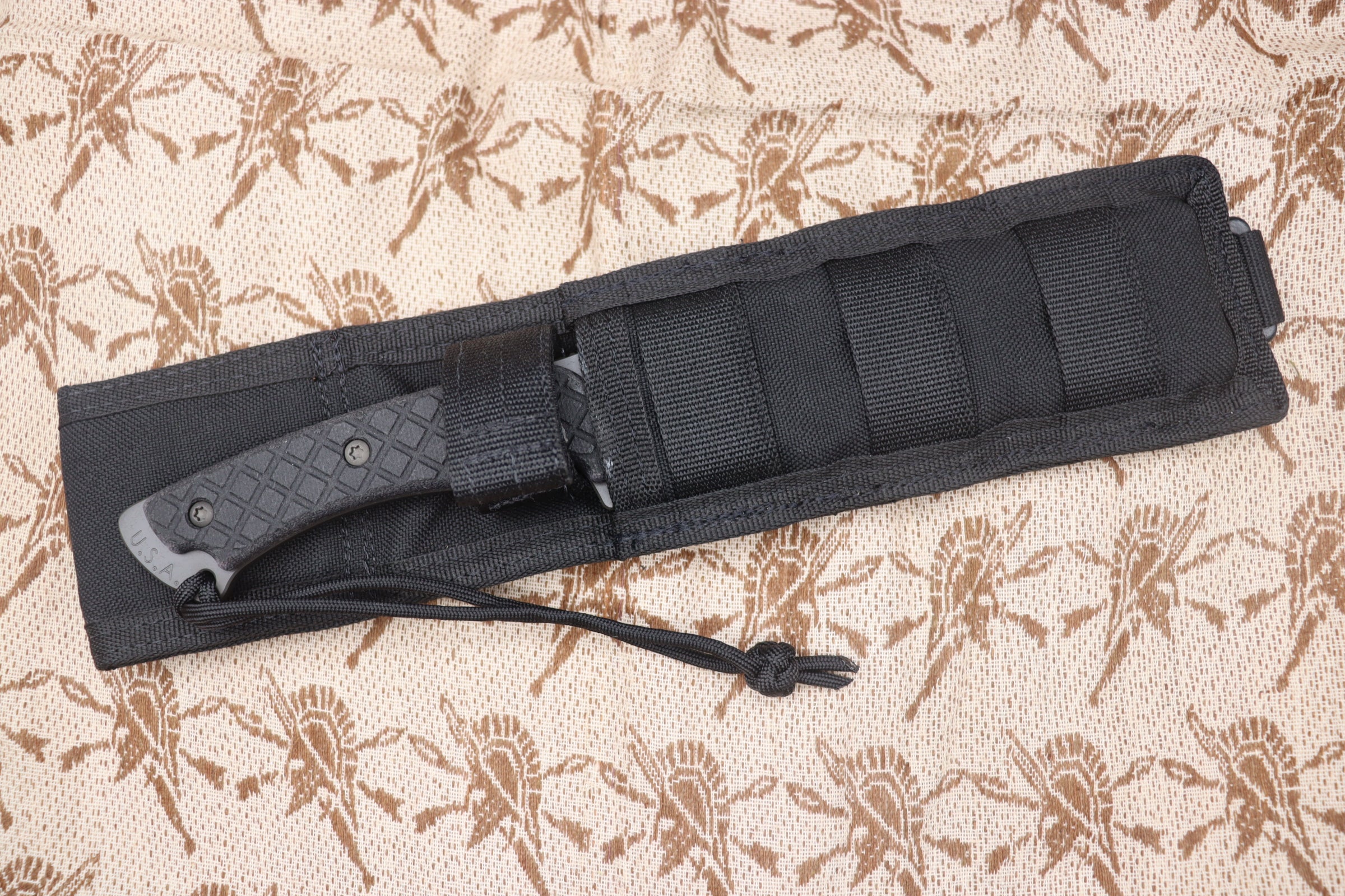 Spartan Blades Horkos Black - Premium Combat Knife with Black Micarta Handles