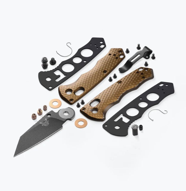 Benchmade Full Immunity Compact Tactical Knife - Flat Dark Earth Aluminum & CPM-M4 Blade