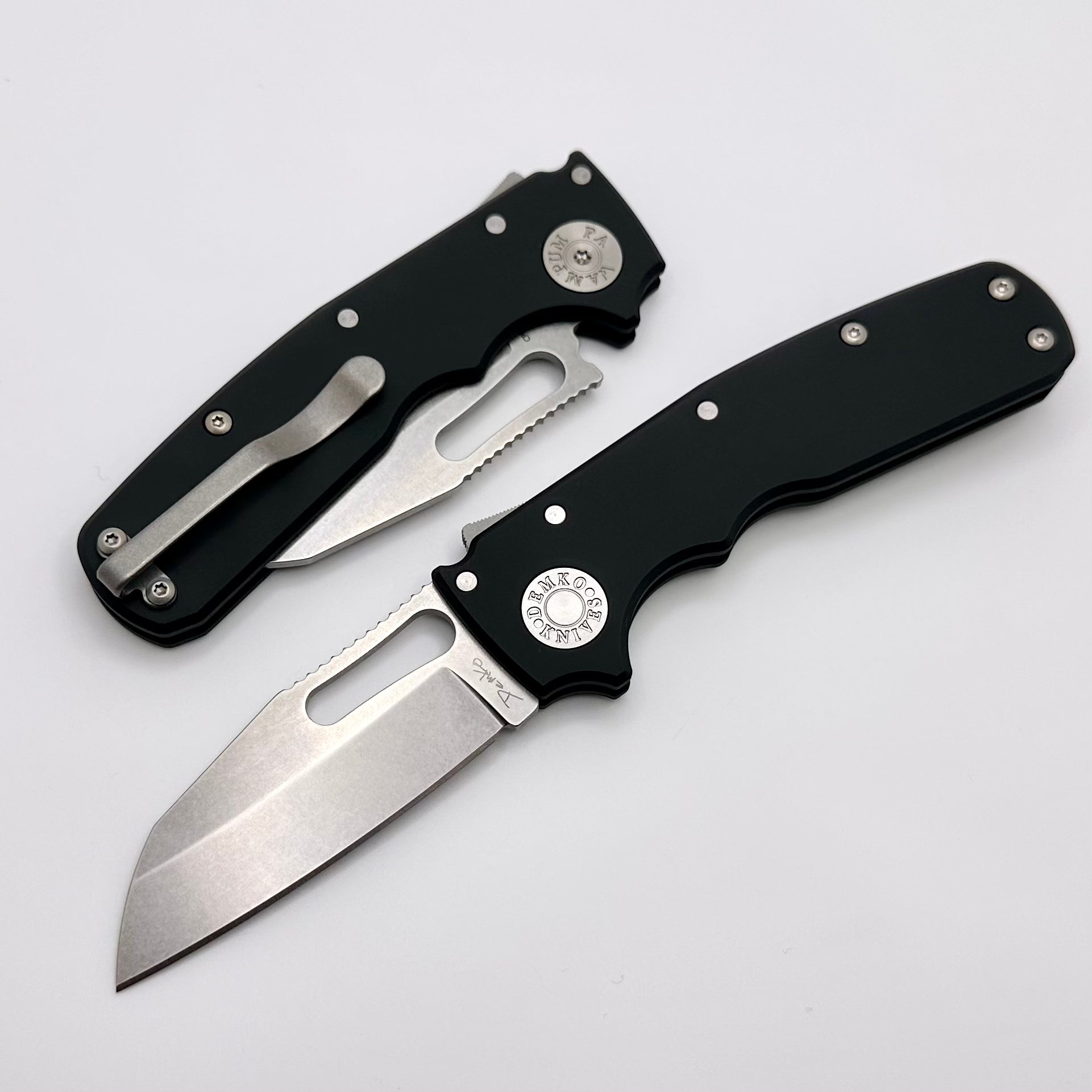 Demko AD20.5 Shark Cub Ultimate Folding Knife - 20CV Steel & Black Aluminum