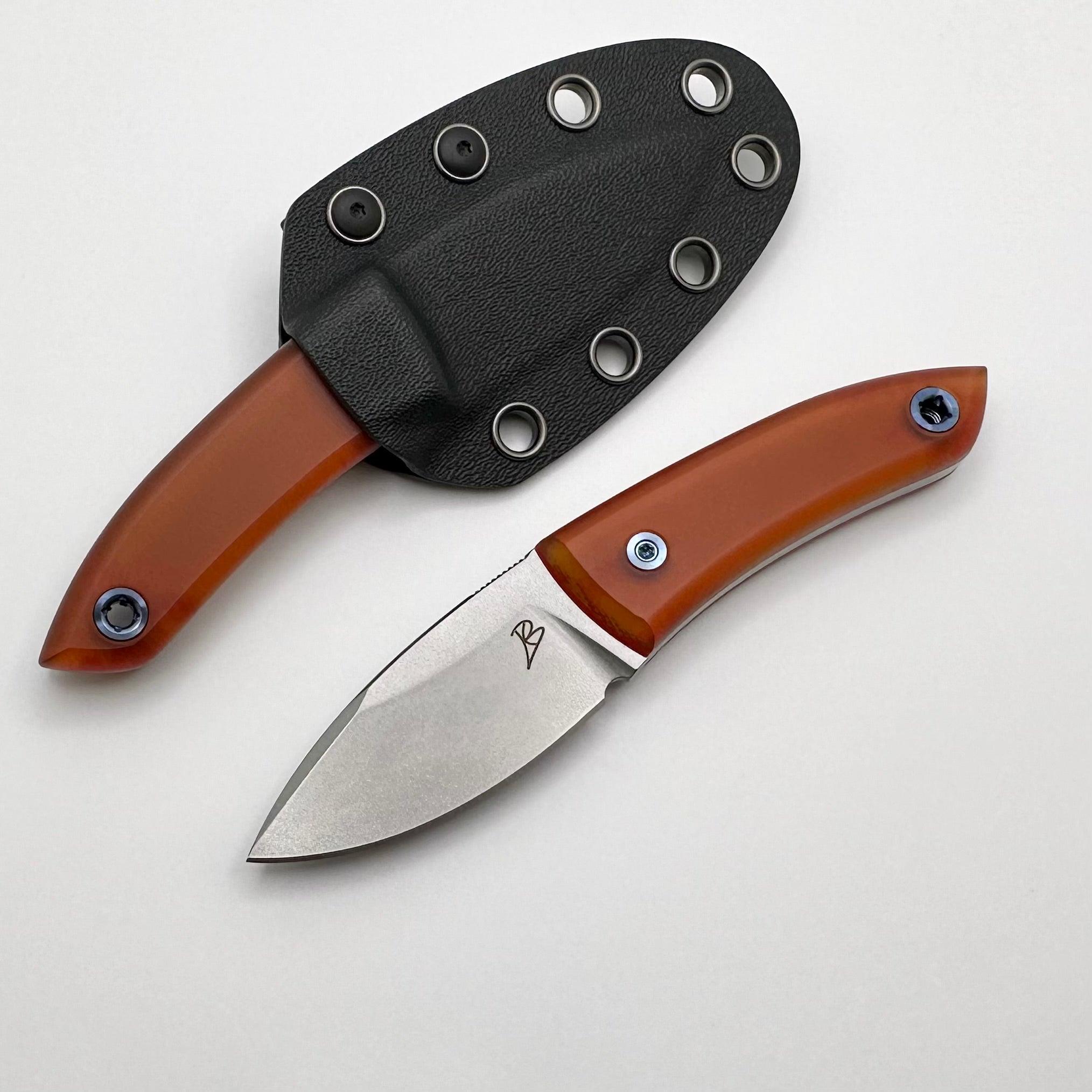 Premium Mechforce Knives Ben Krein Forager Fixed Blade - MagnaCut & Ultem Handle