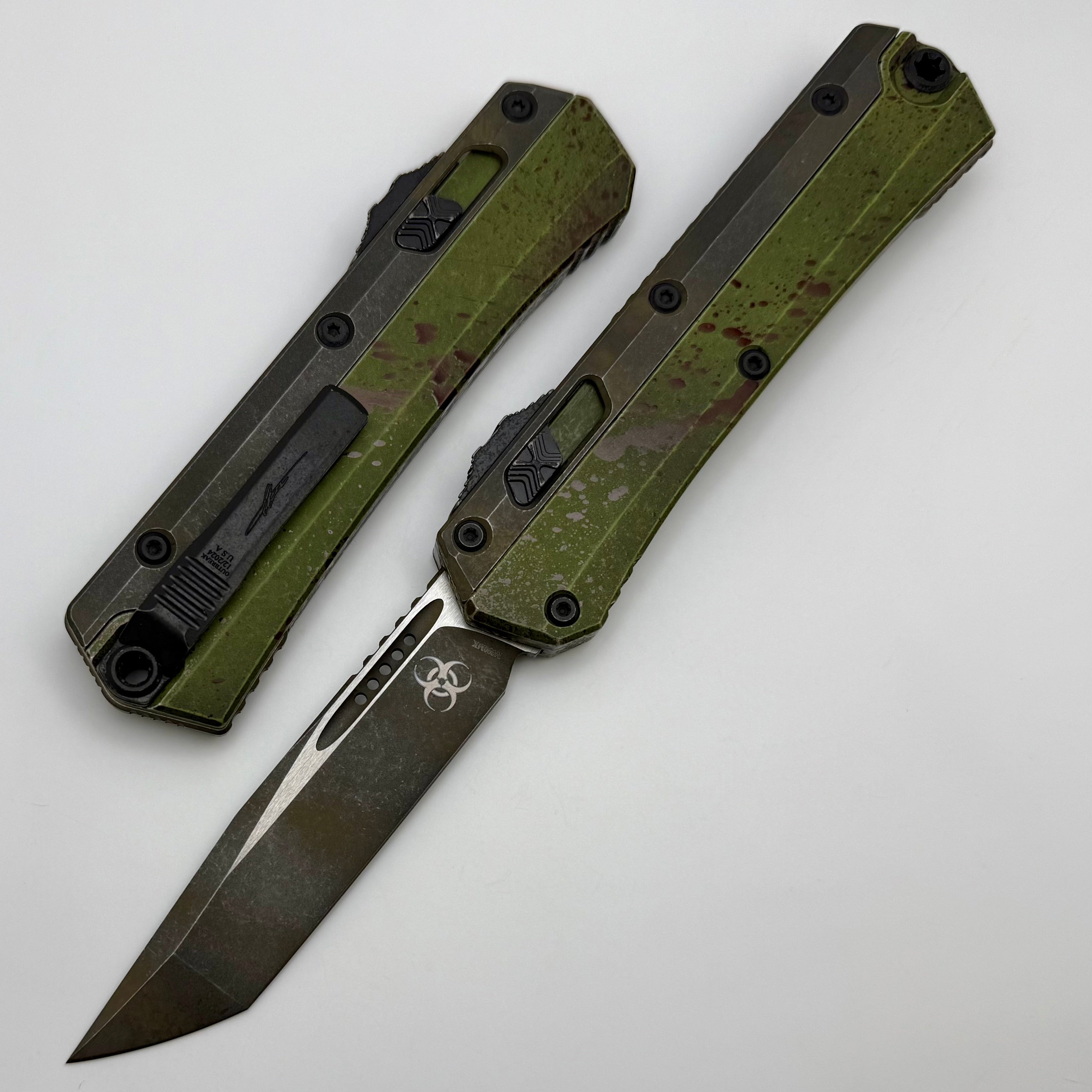 Microtech Glykon Outbreak Tanto M390MK - Premium Tactical Knife