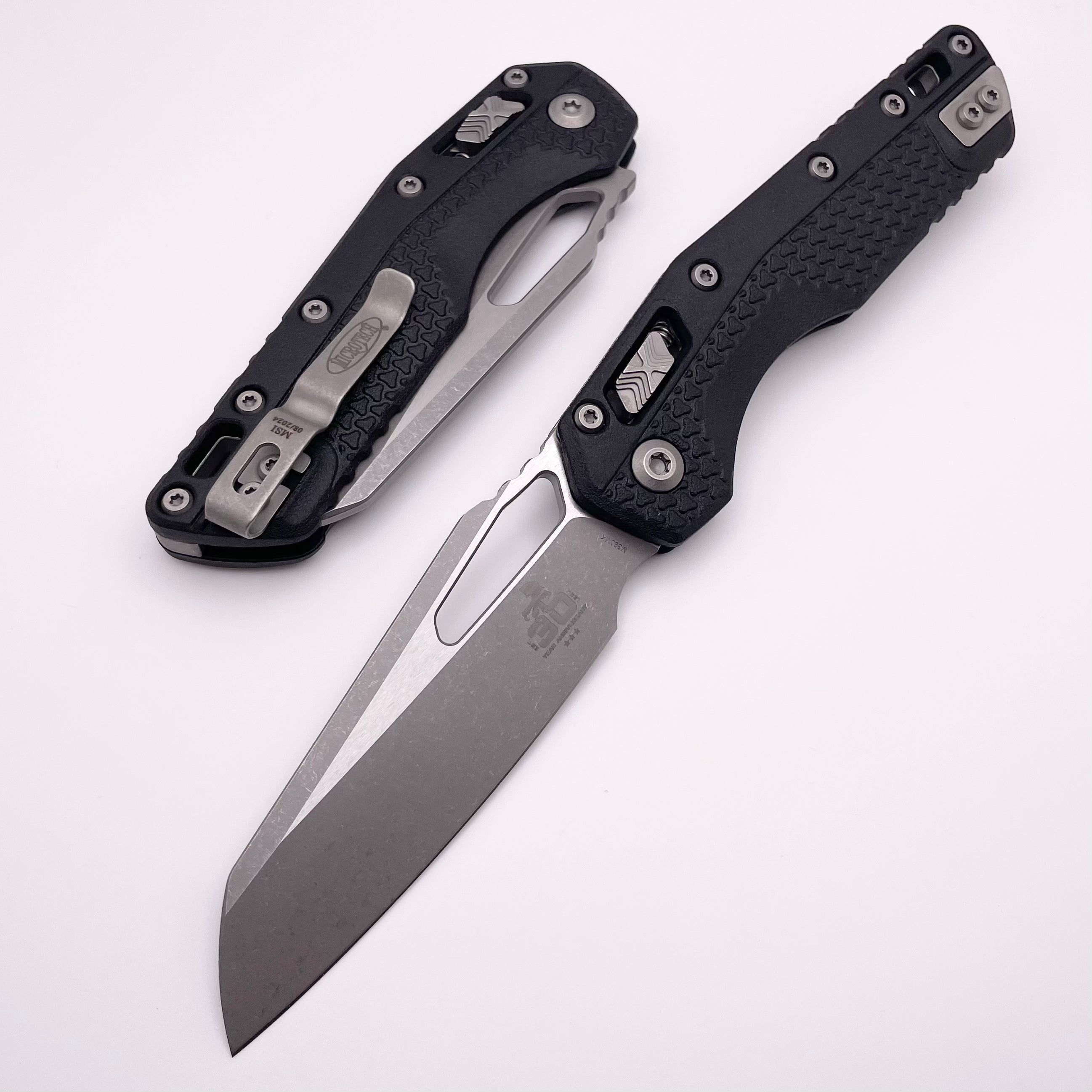 Microtech MSI RAM LOK 30th Anniversary Premium Folding Knife - Black Polymer & M390MK Steel