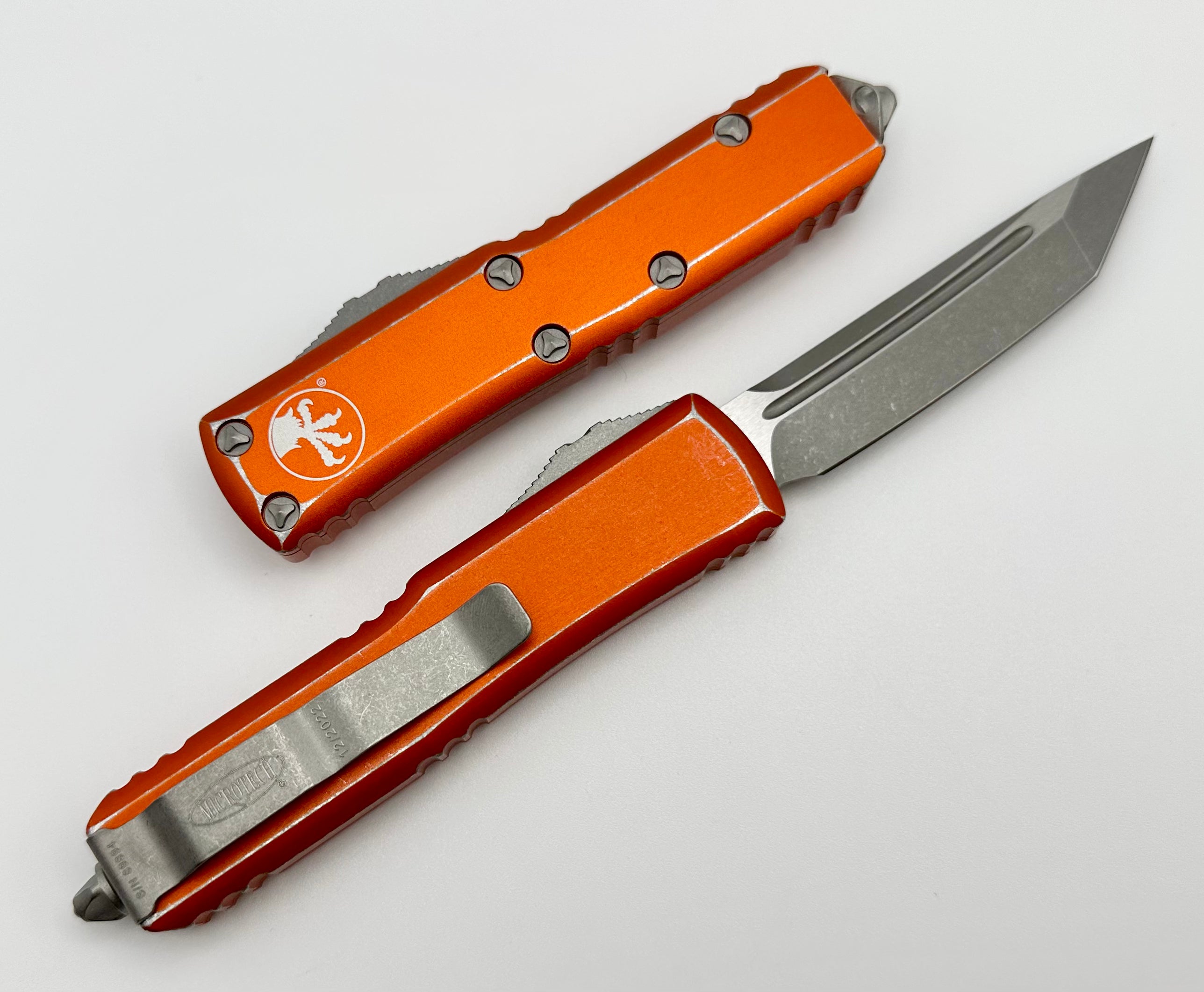 Microtech UTX-85 Tanto Apocalyptic EDC Knife - Premium Orange Finish