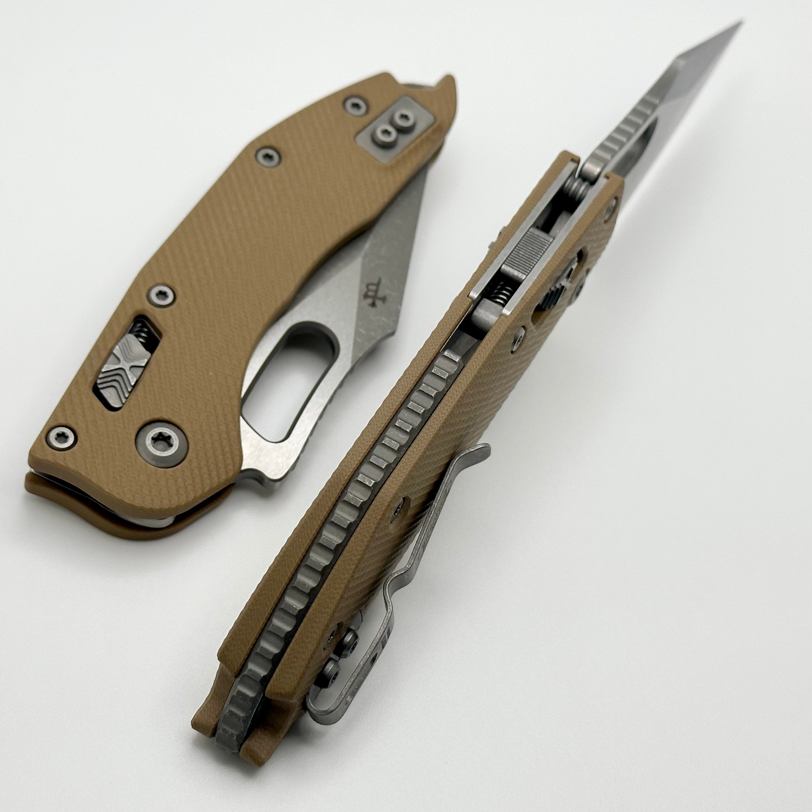 Microtech Stitch RAM LOK Premium Tactical Knife - Apocalyptic Finish