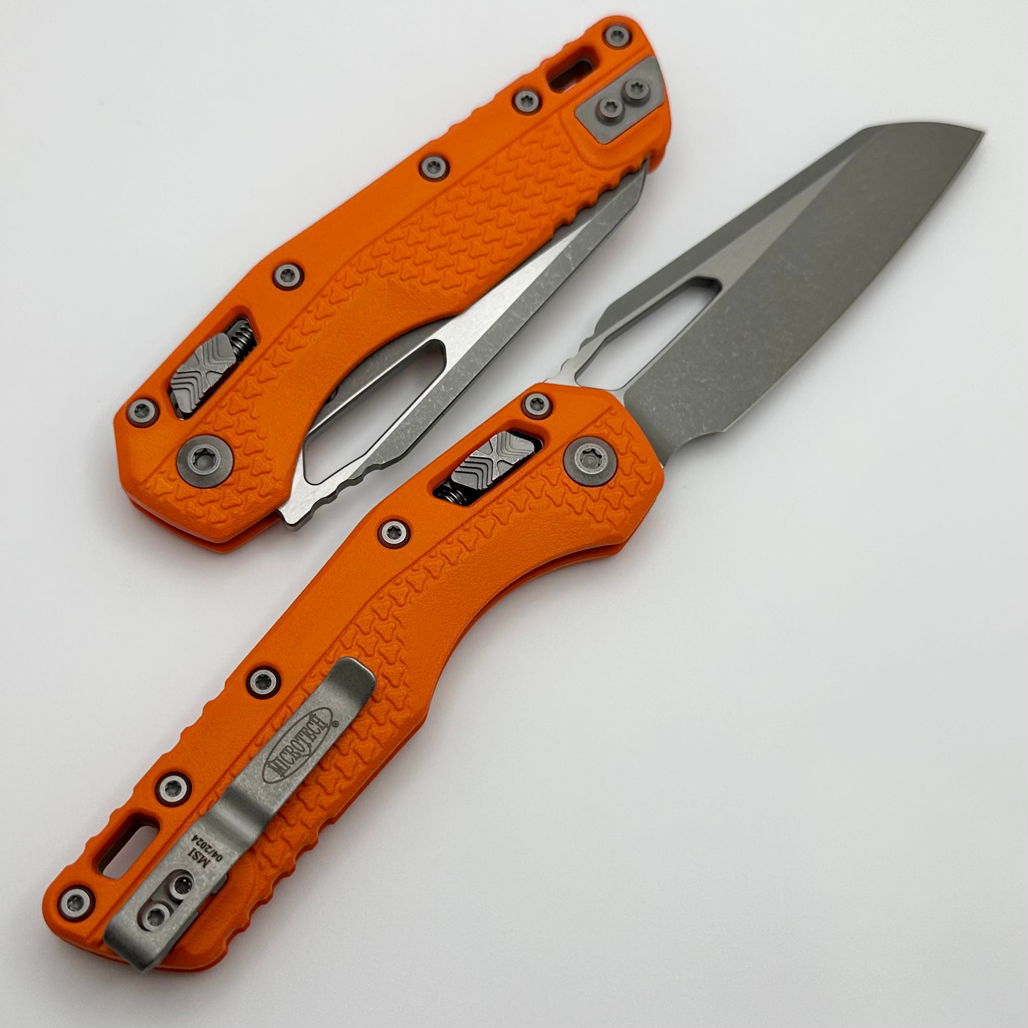 Microtech MSI RAM LOK Knife - Premium Orange Polymer & M390MK Apocalyptic Blade