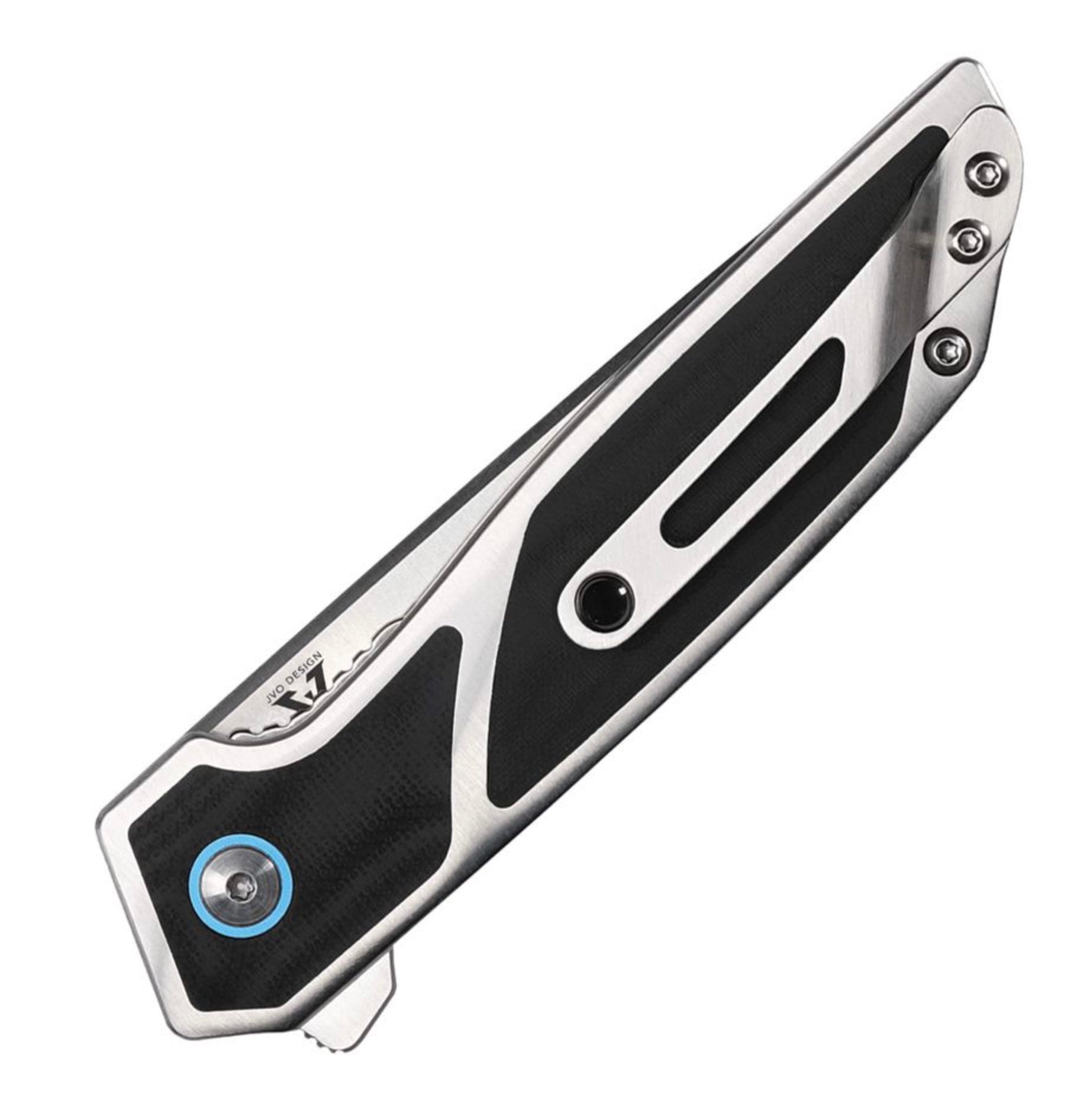 Premium Begg Knives Diamici: D2 Blade with Stainless Steel & Black G-10 Handles