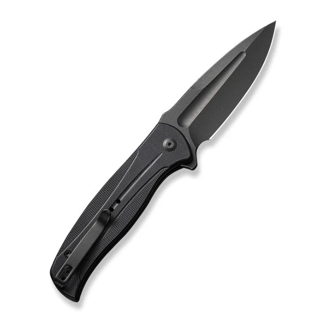 Civivi Incendie Premium Button Lock Flipper Knife - Black G-10 Handle & 14C28N Blade