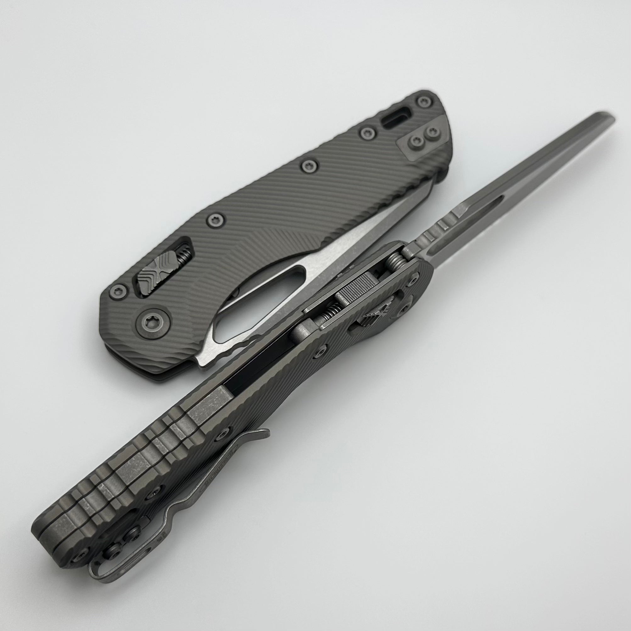 Microtech MSI RAM LOK Knife - Premium M390MK Blade, Apocalyptic Finish