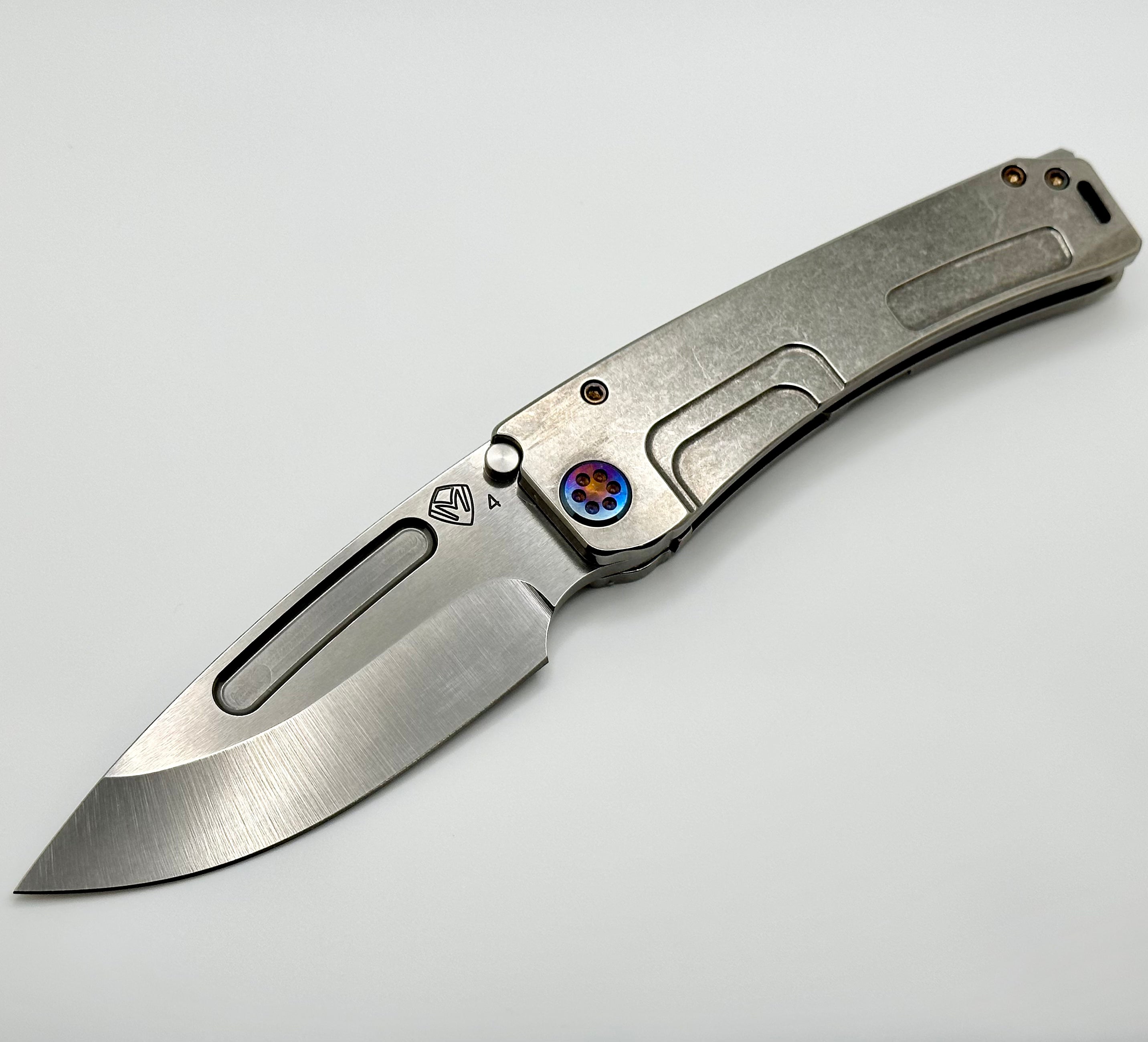 Medford Marauder H Tumbled Drop Point S45 Knife - Premium Tactical Design