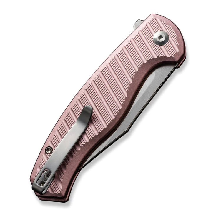 Civivi Stormhowl Flipper Knife - Premium Satin Blade & Light Pink Aluminum Handles
