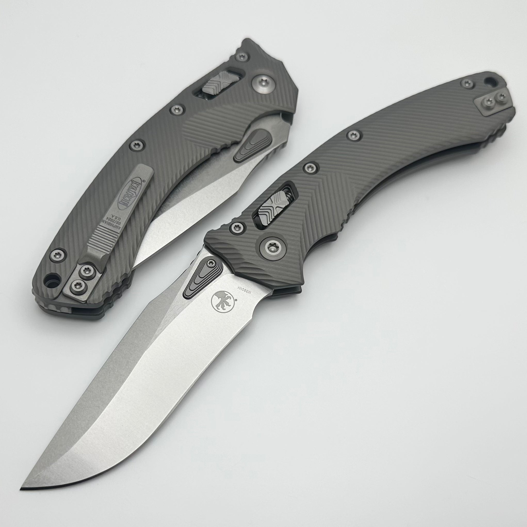 Microtech Amphibian RAM LOK Knife | Premium M390MK Blade & Fluted Aluminum Handle