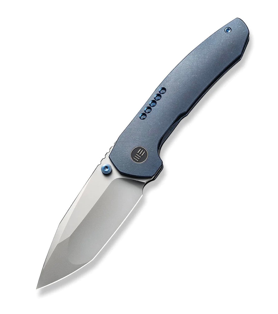 WE Knife Trogon Blue Titanium Folding Knife - Premium CPM-20CV Blade