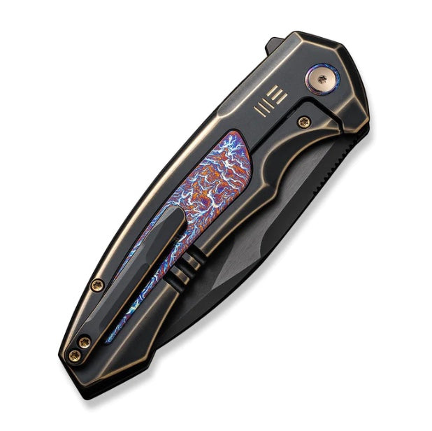 Ultimate Hyperactive Flipper Knife - Premium Black Titanium Handle with Vanax Blade