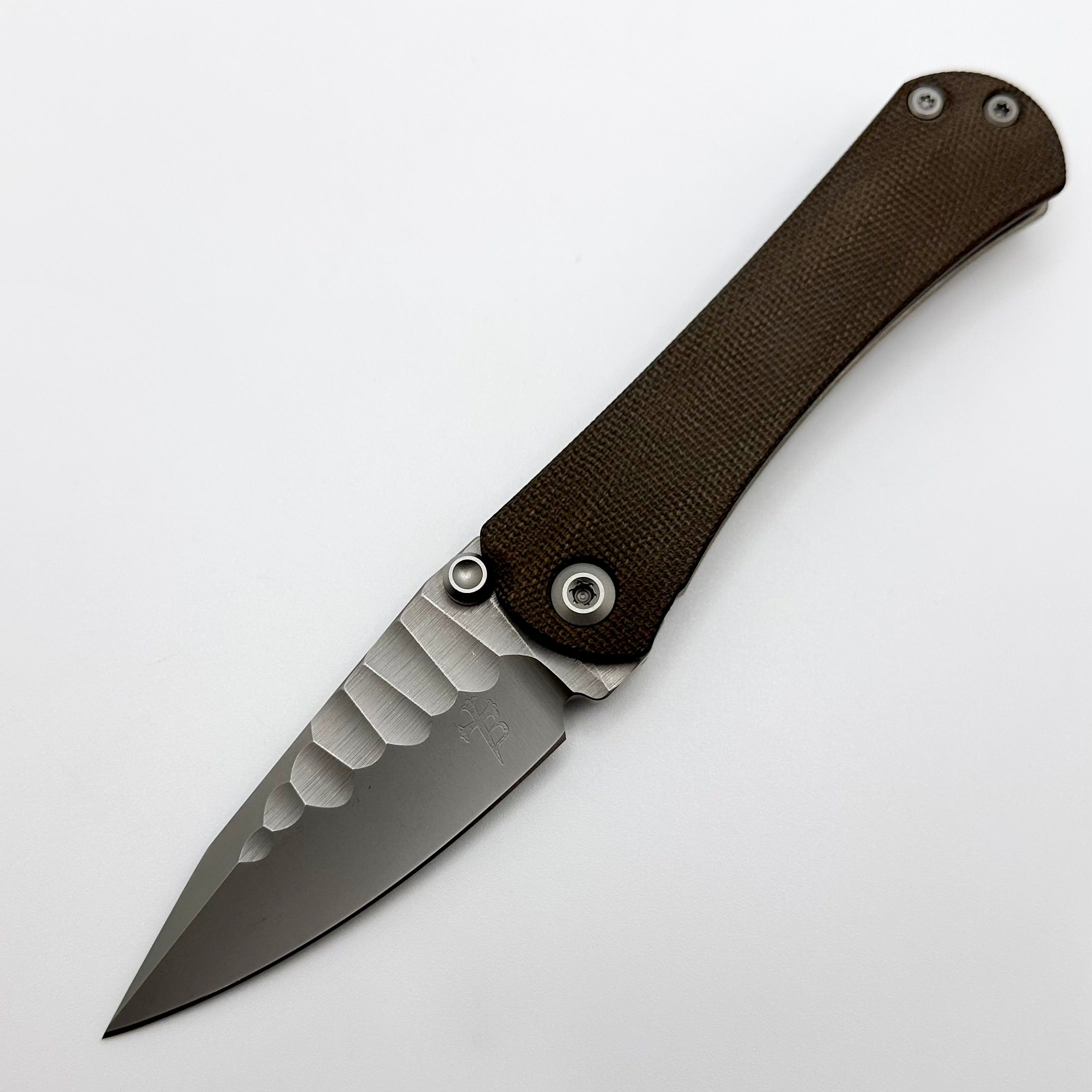 Premium Borka Blades Custom SBDP Rocker Knife - M390 Steel & Micarta Scales