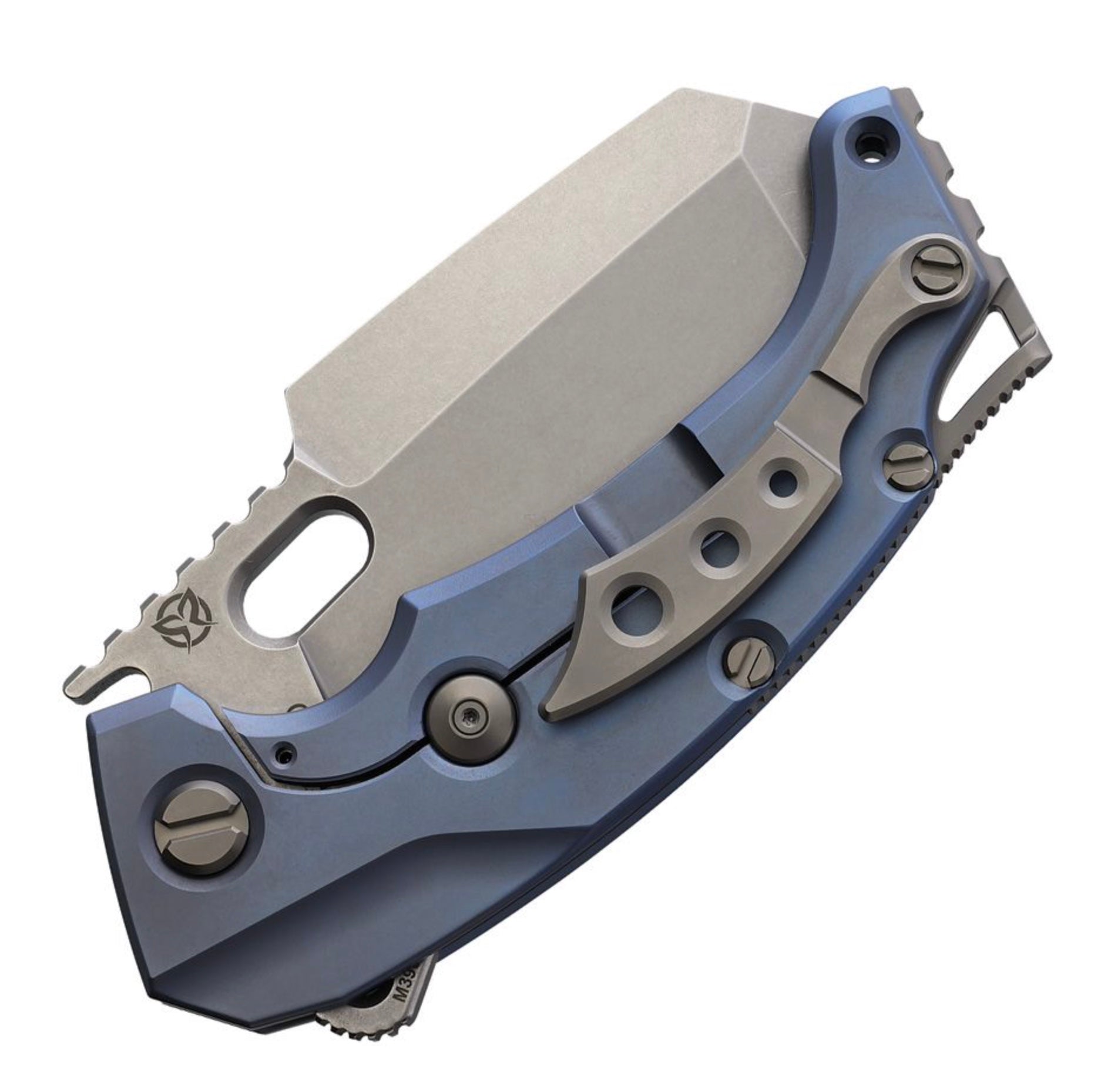 PMP Knives Titano Blue Titanium & M390 PMP067 - Premium Tactical EDC Knife
