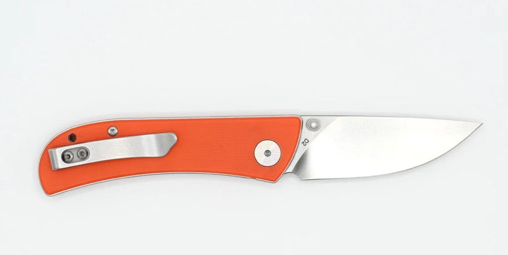 Eikonic Fairwind G-10 Orange D2 Serrated Knife - Ultimate Everyday Carry