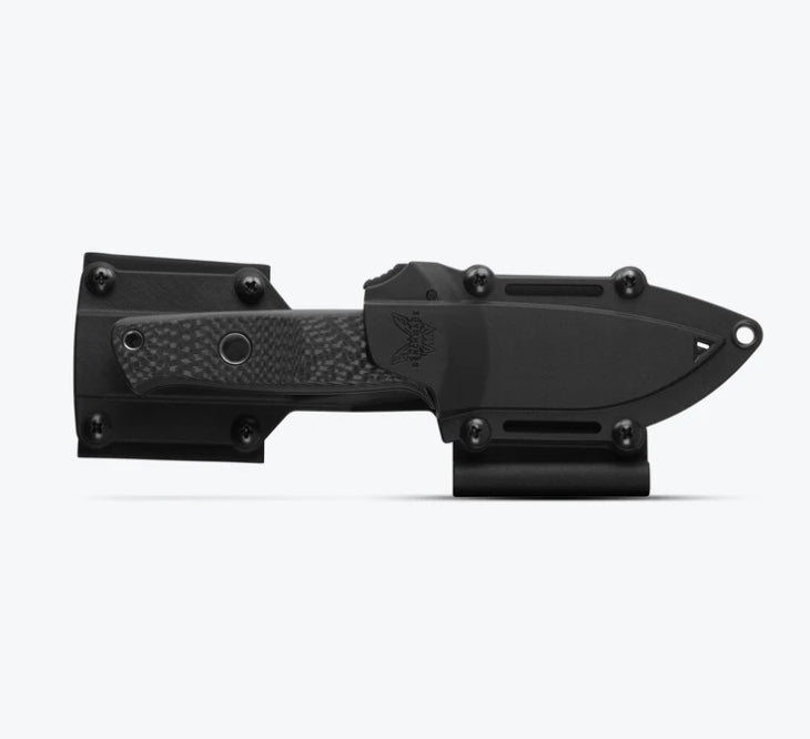 Benchmade Mini Bushcrafter Premium EDC Fixed Blade - Carbon Fiber & Cruwear