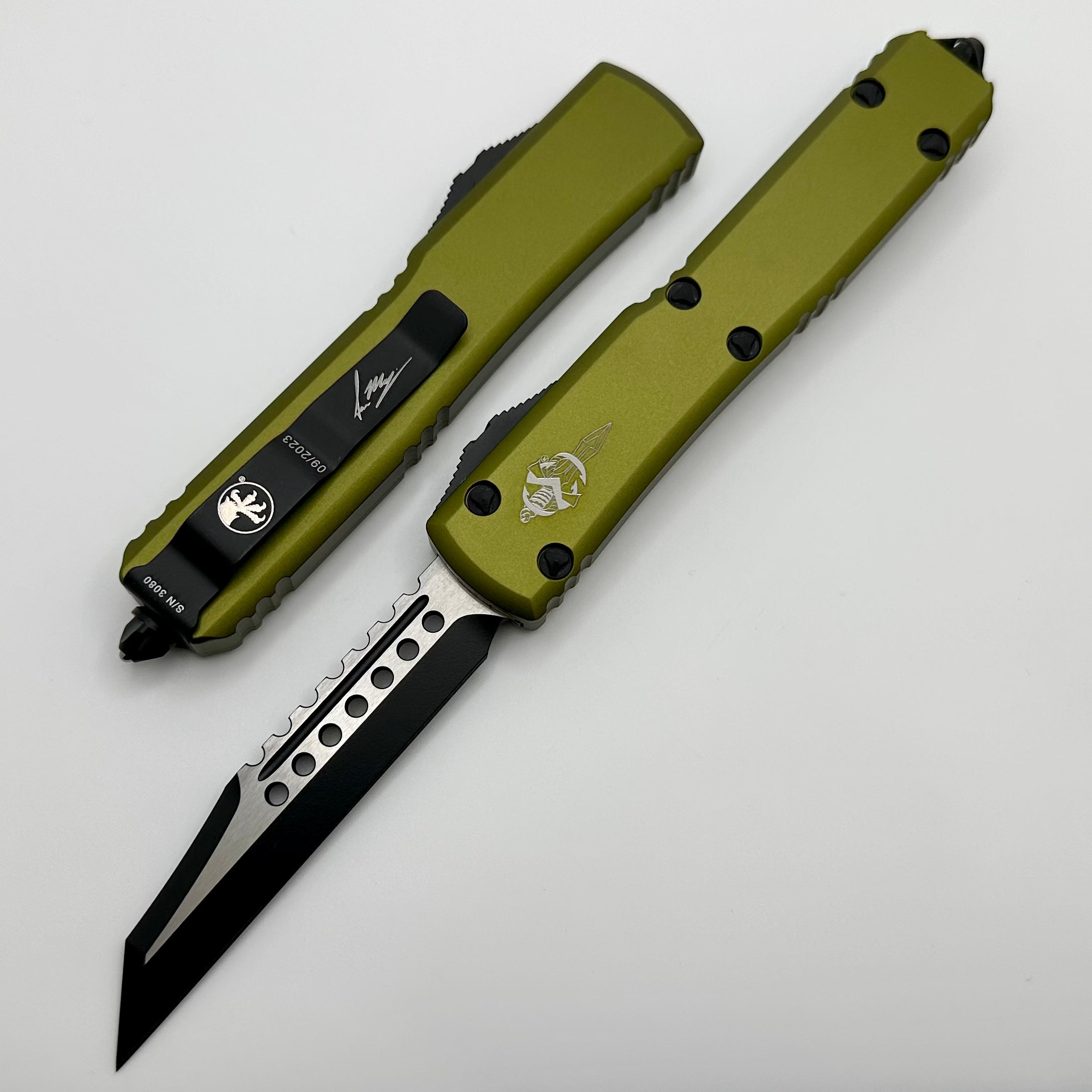 Microtech Ultratech Warhound OD Green Signature Series - Ultimate Tactical Knife