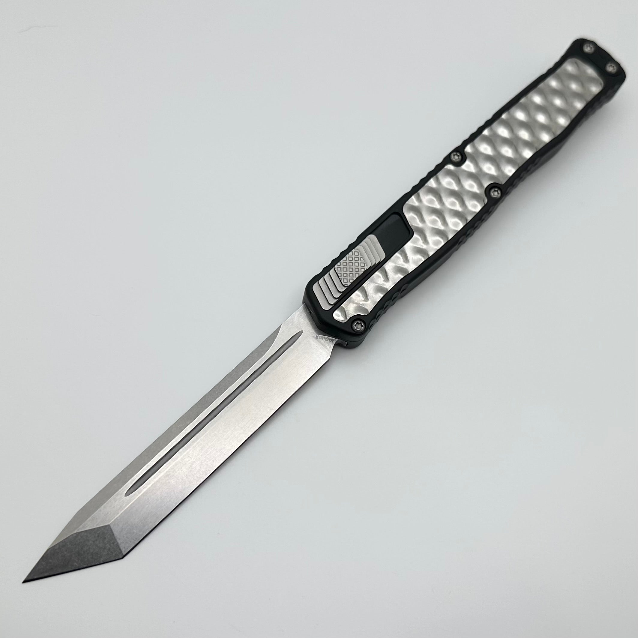 Premium Pre-Owned Heretic Knives Cleric II Tanto - MagnaCut Blade with Stainless Bubble Inlays