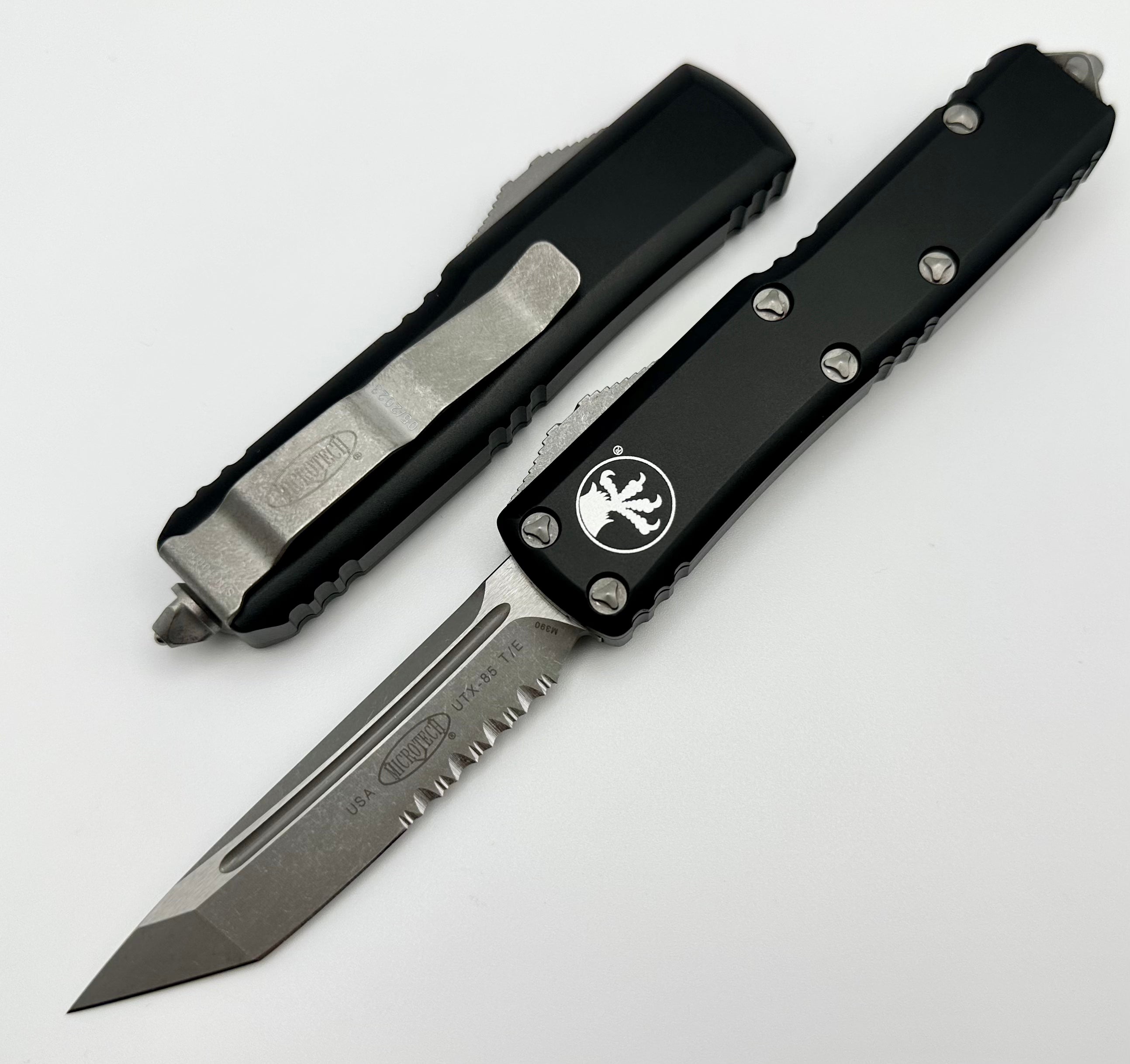 Premium Microtech UTX-85 Tanto Tactical Knife - Apocalyptic Finish