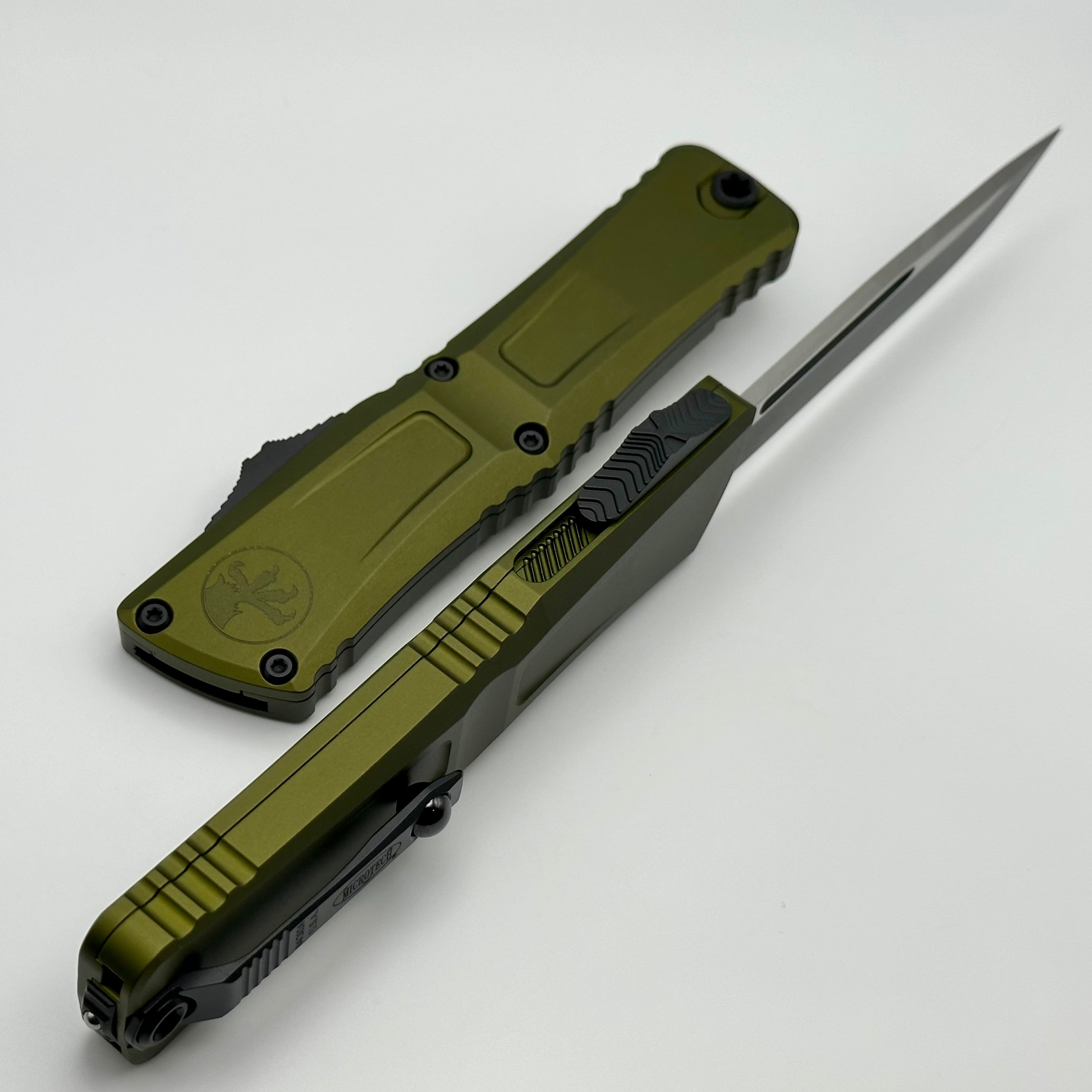 Microtech Combat Troodon Gen III - Ultimate Tactical OTF Knife | OD Green Handle