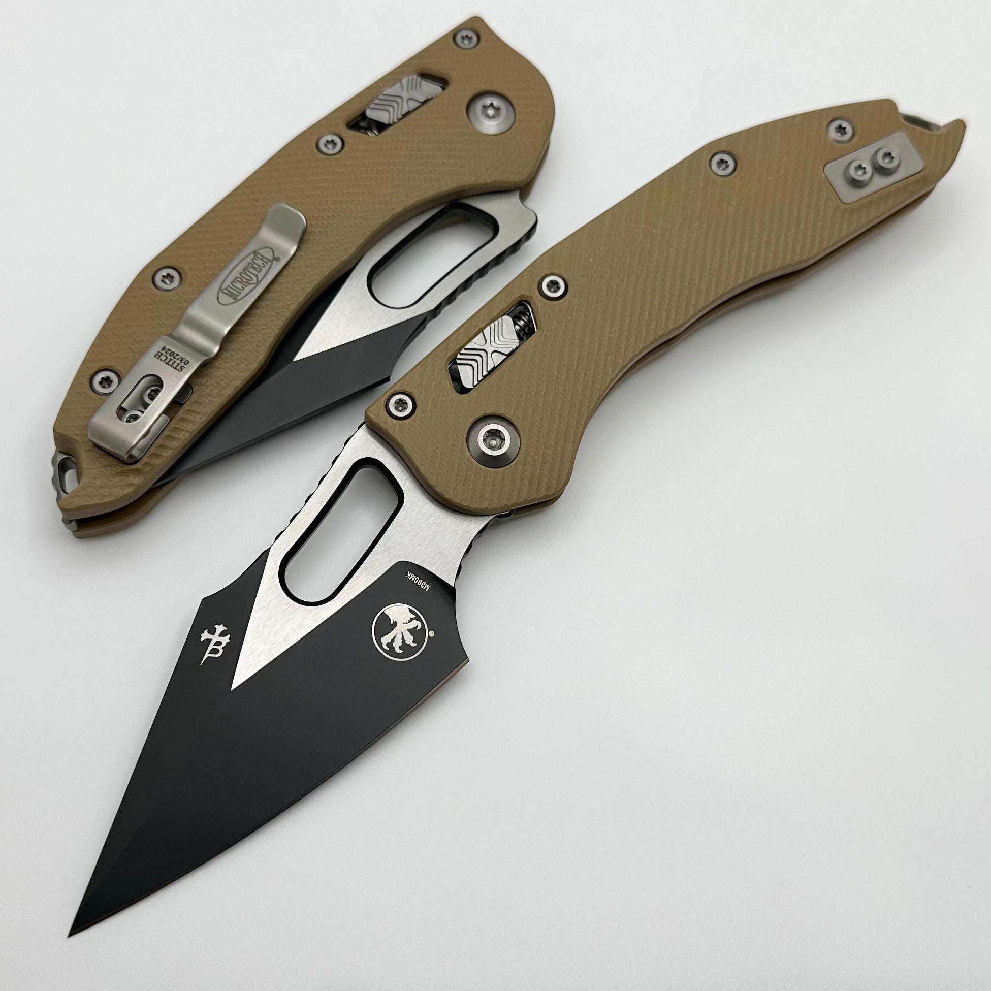 Microtech Ultimate Stitch RAM LOK Knife - Premium G-10 Handle & M390MK Blade