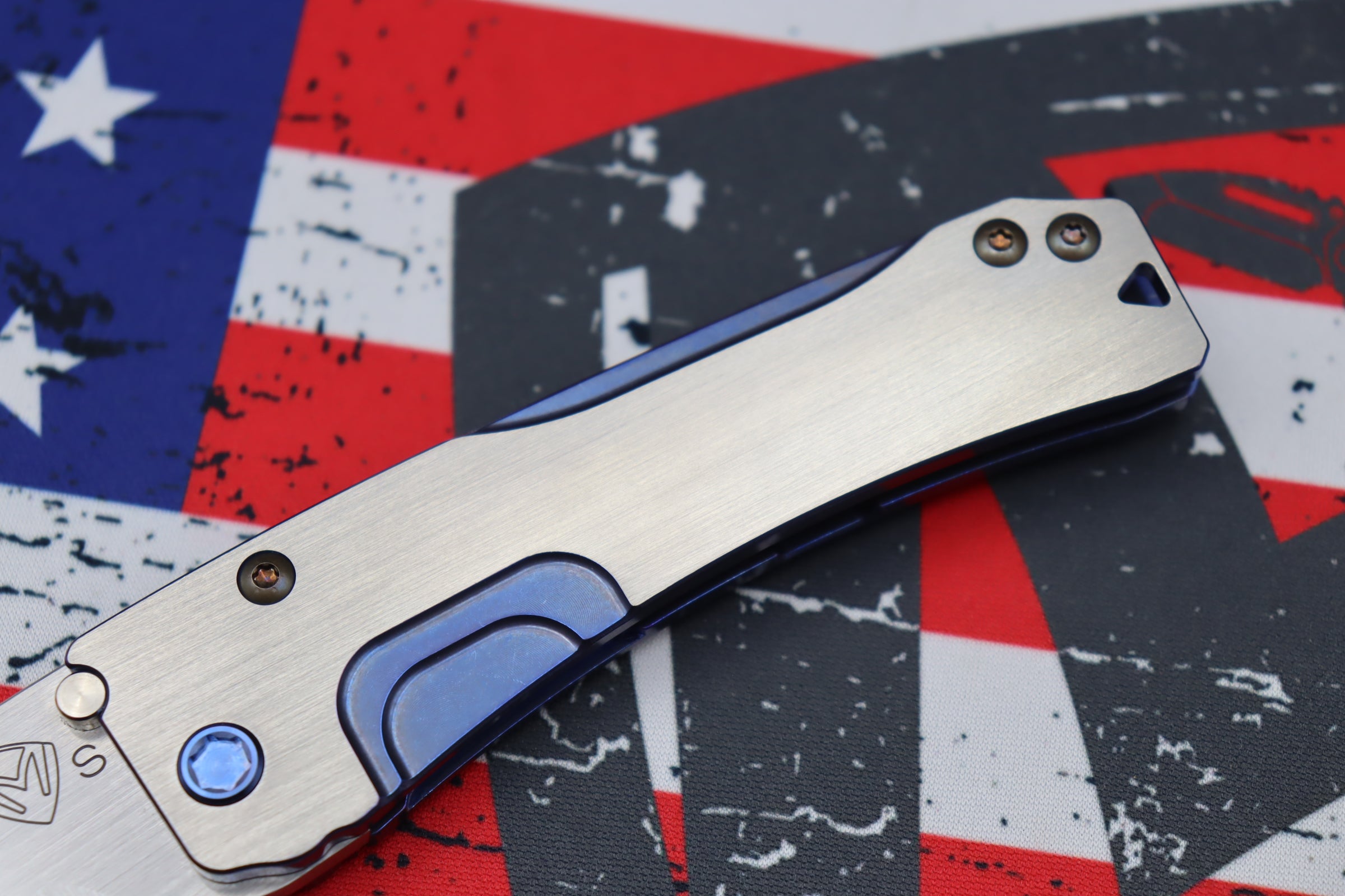 Medford Slim Midi Tanto EDC Knife - Premium S35VN Blade with Blue Accents