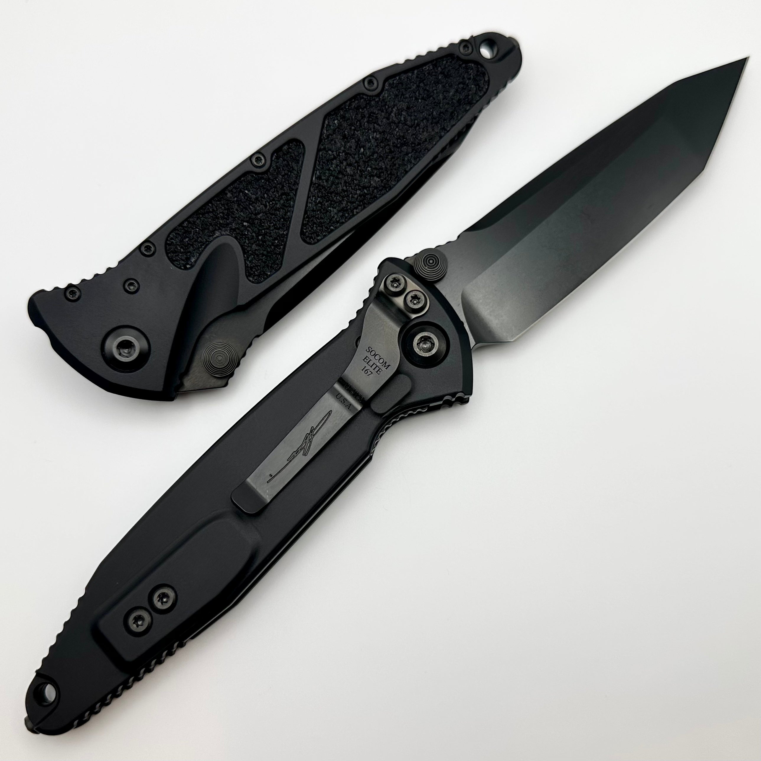 Microtech Socom Elite Tanto Edge Manual Shadow 161-1DLCTSH - Ultimate Tactical Knife (Limited Edition)