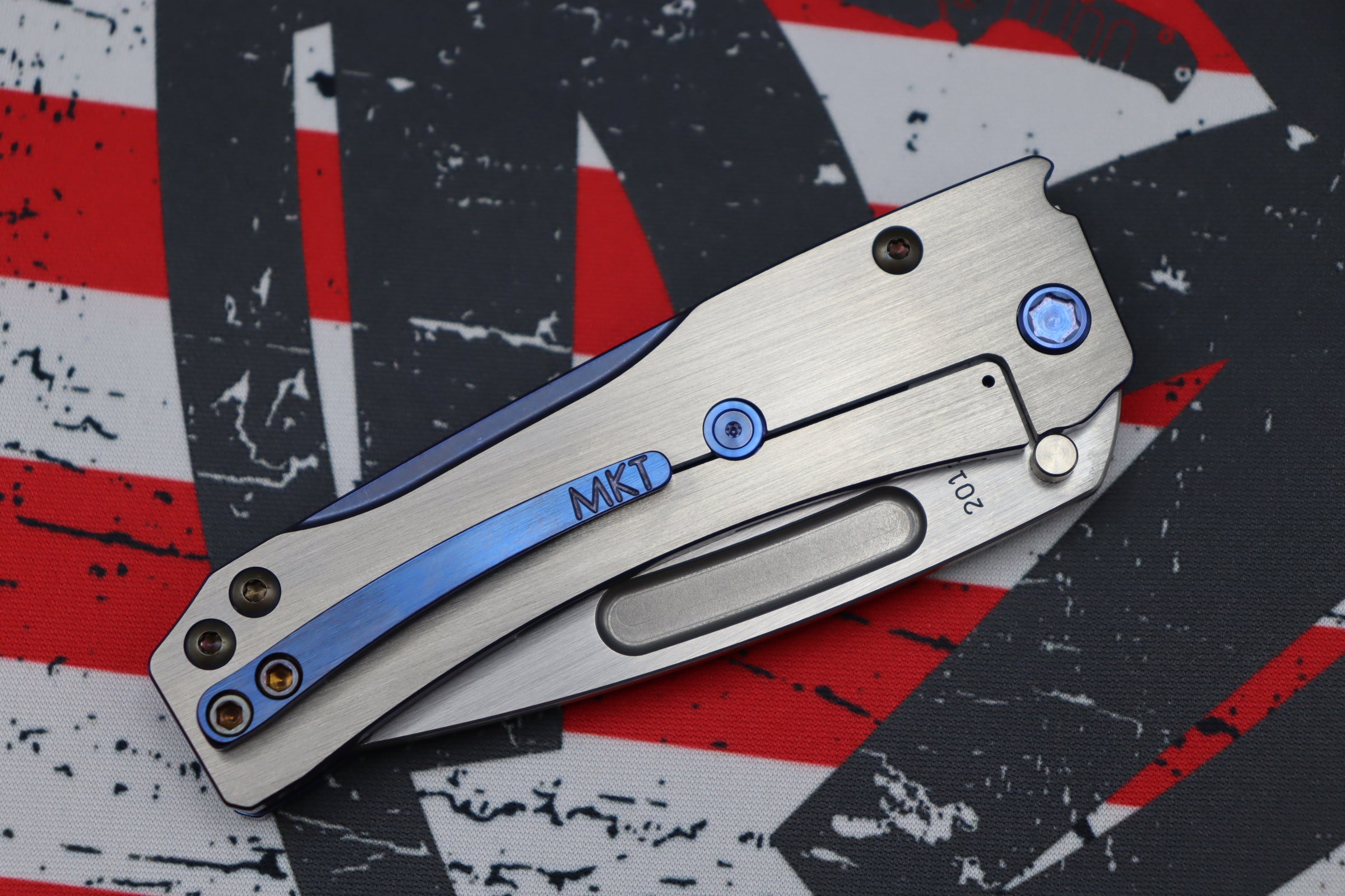 Medford Slim Midi Tanto EDC Knife - Premium S35VN Blade with Blue Accents