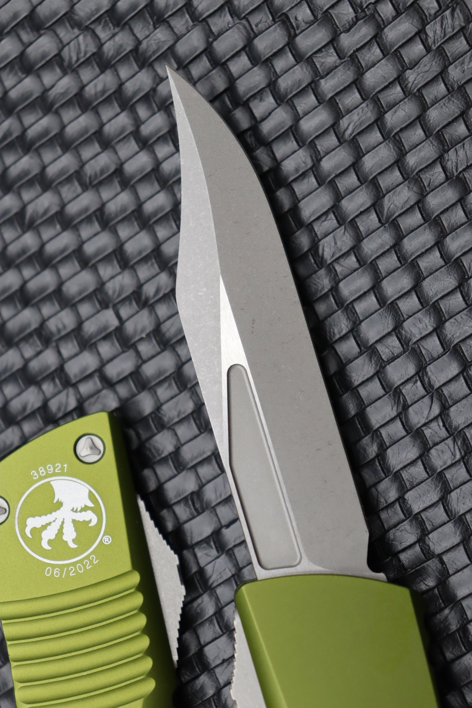 Microtech Combat Troodon OD Green Apocalyptic Bowie - Ultimate Tactical OTF Knife