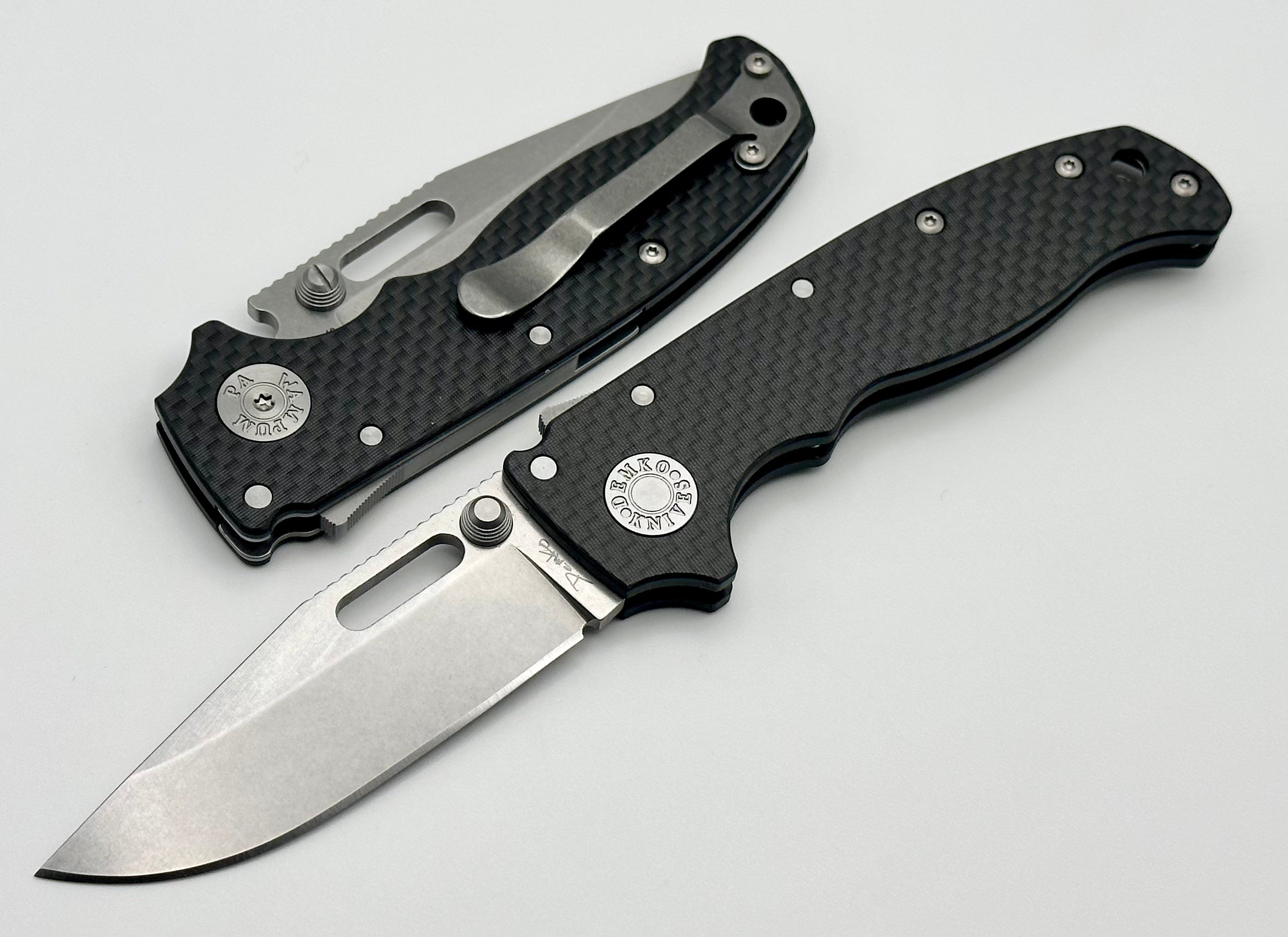 Demko AD20.5 Ultimate EDC Knife - S35VN Clip Point & Carbon Fiber