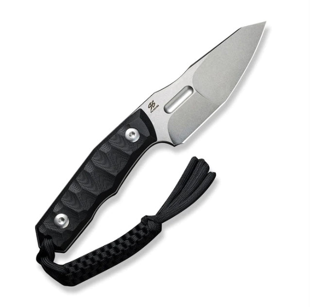 Civivi Propugnator Premium Fixed Blade Knife - Black G-10 & D2 Steel