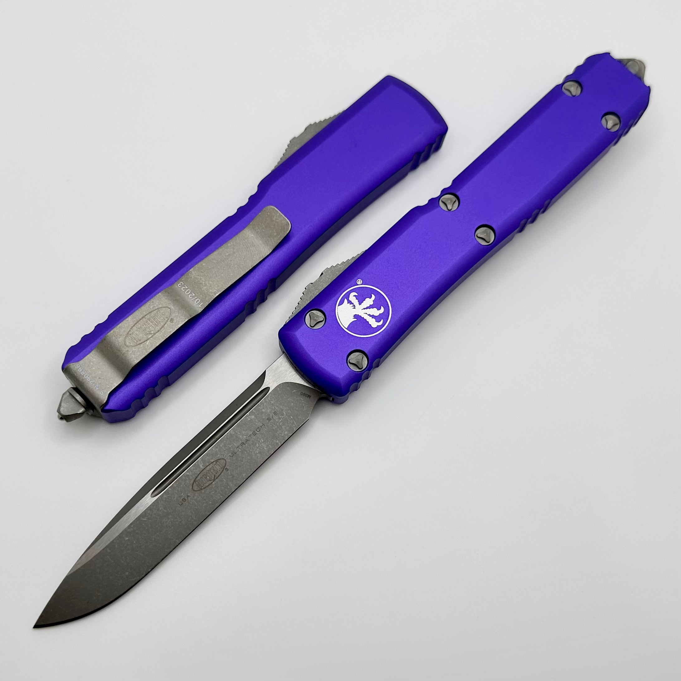 Premium Microtech Ultratech Apocalyptic OTF Knife - Purple Finish