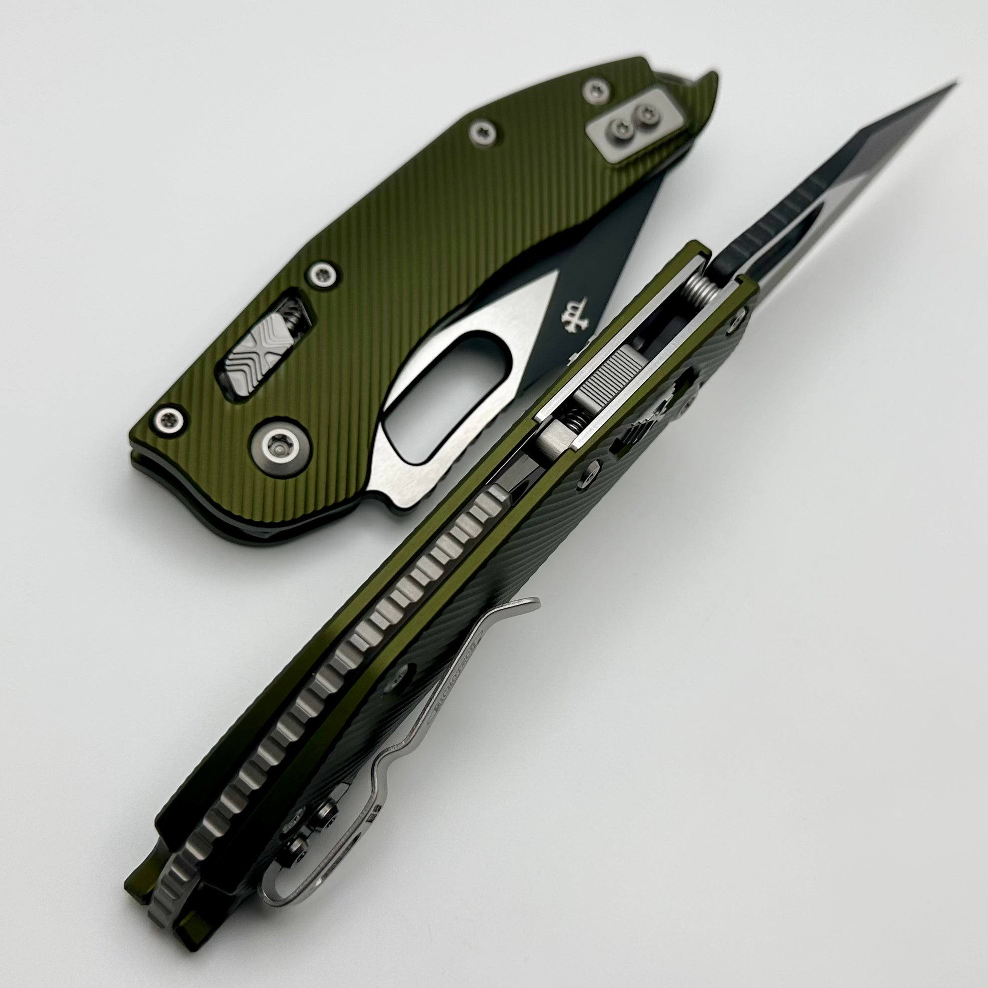 Microtech Stitch RAM LOK Manual Knife - Premium Aluminum Handle & M390MK Blade