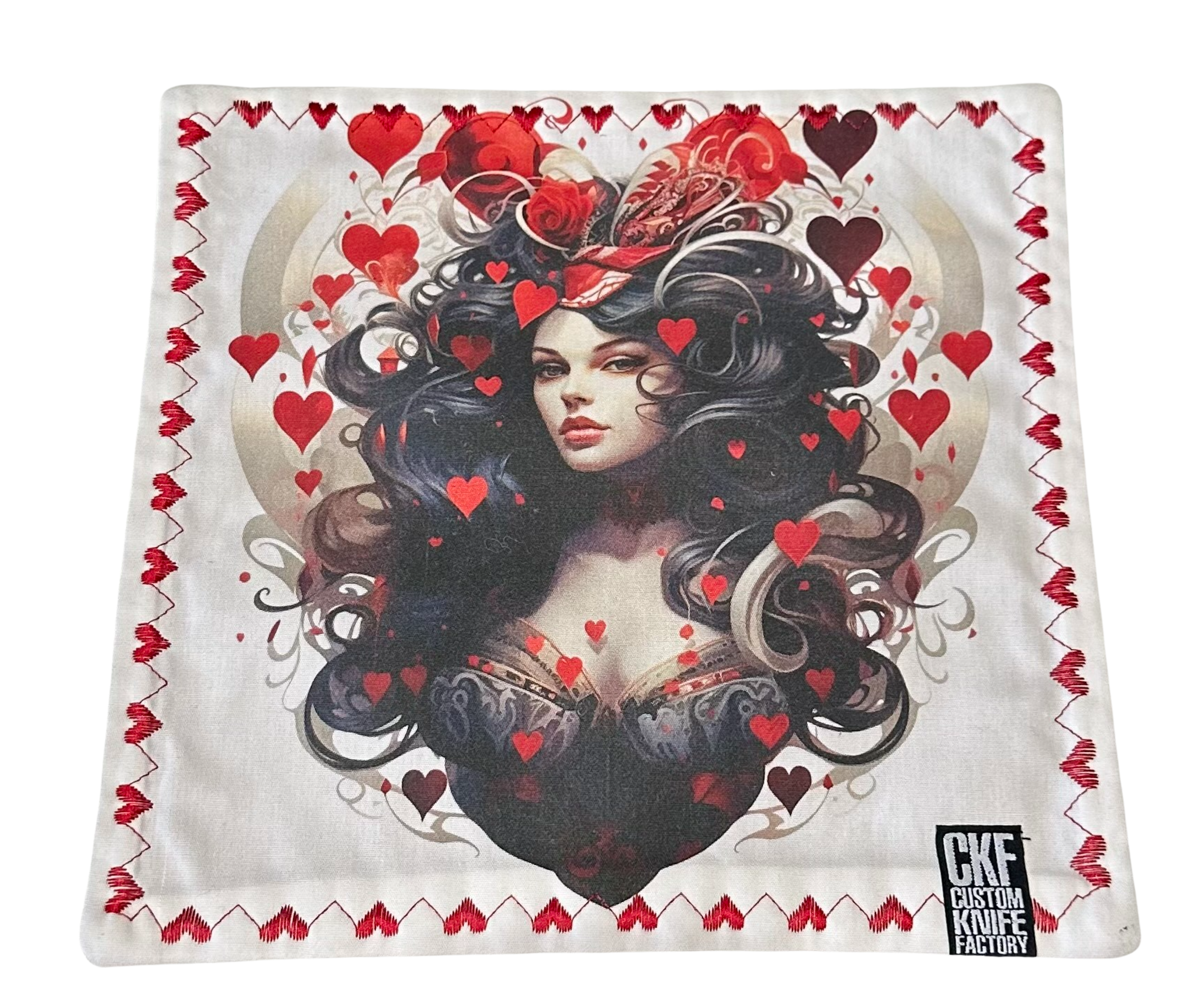 Premium Handcrafted EDC Hank - Lady Hearts Design