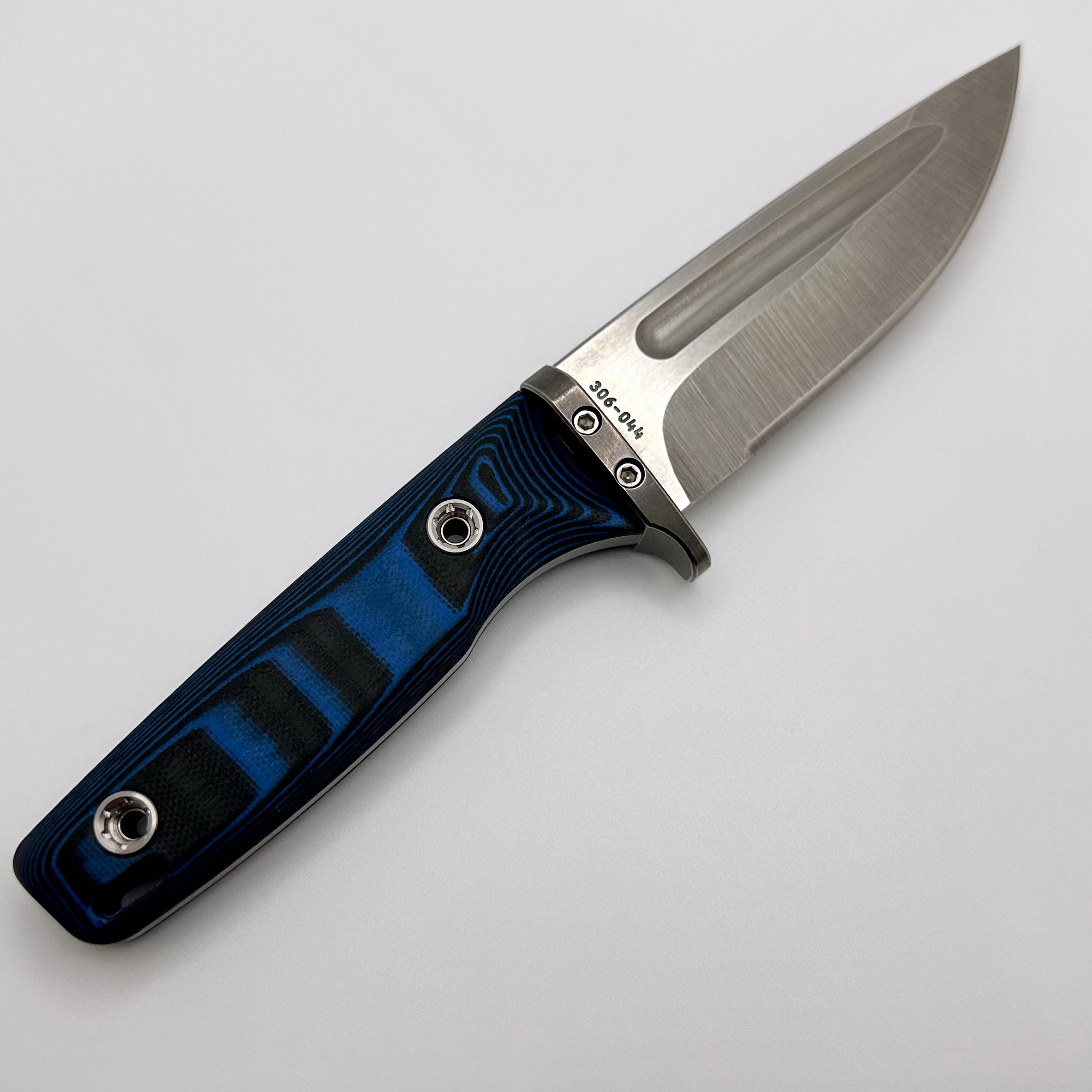 Medford The Deep 20CV Premium Tactical Knife with Black/Blue G-10 Handle & PVD Hardware