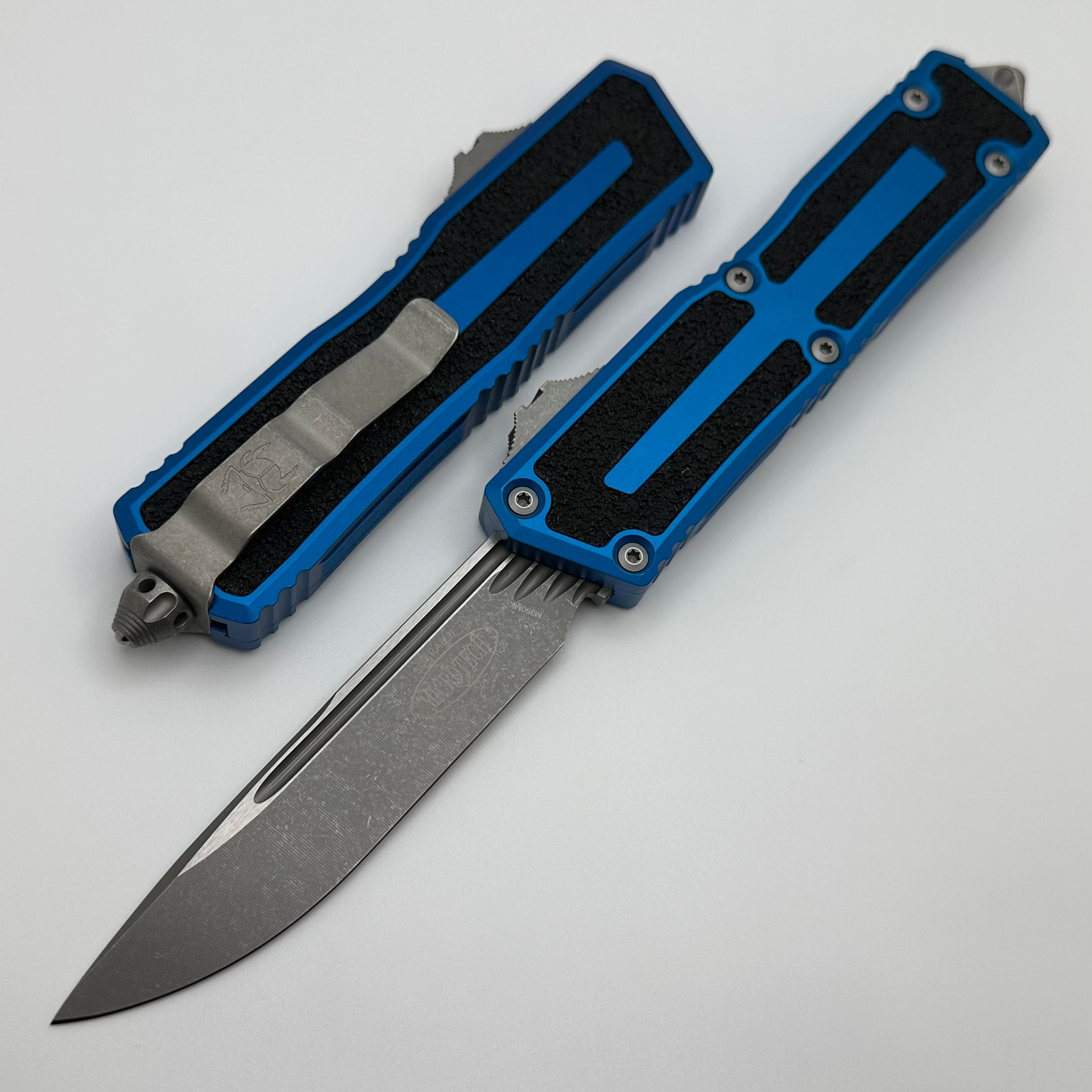 Microtech Scarab 2 Gen 3 Ultimate Tactical Knife - Blue Apocalyptic M390MK