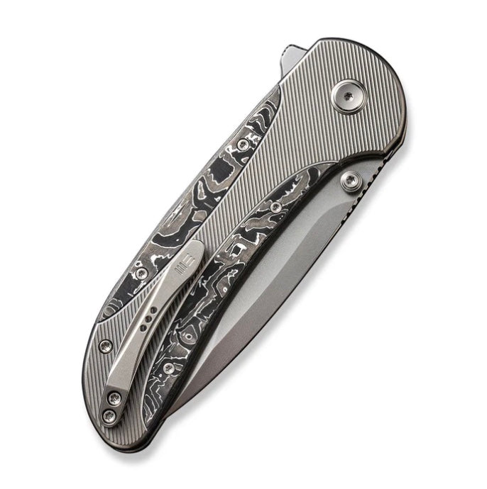 Premium We Knife Zizzit Titanium & Carbon Fiber Folding Knife - Ultimate EDC Tool