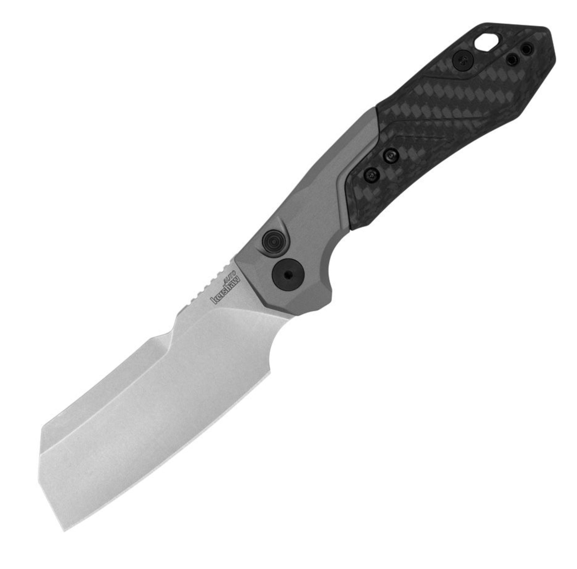 Kershaw Launch 14 Premium Automatic Cleaver - Carbon Fiber & CPM-154 Blade