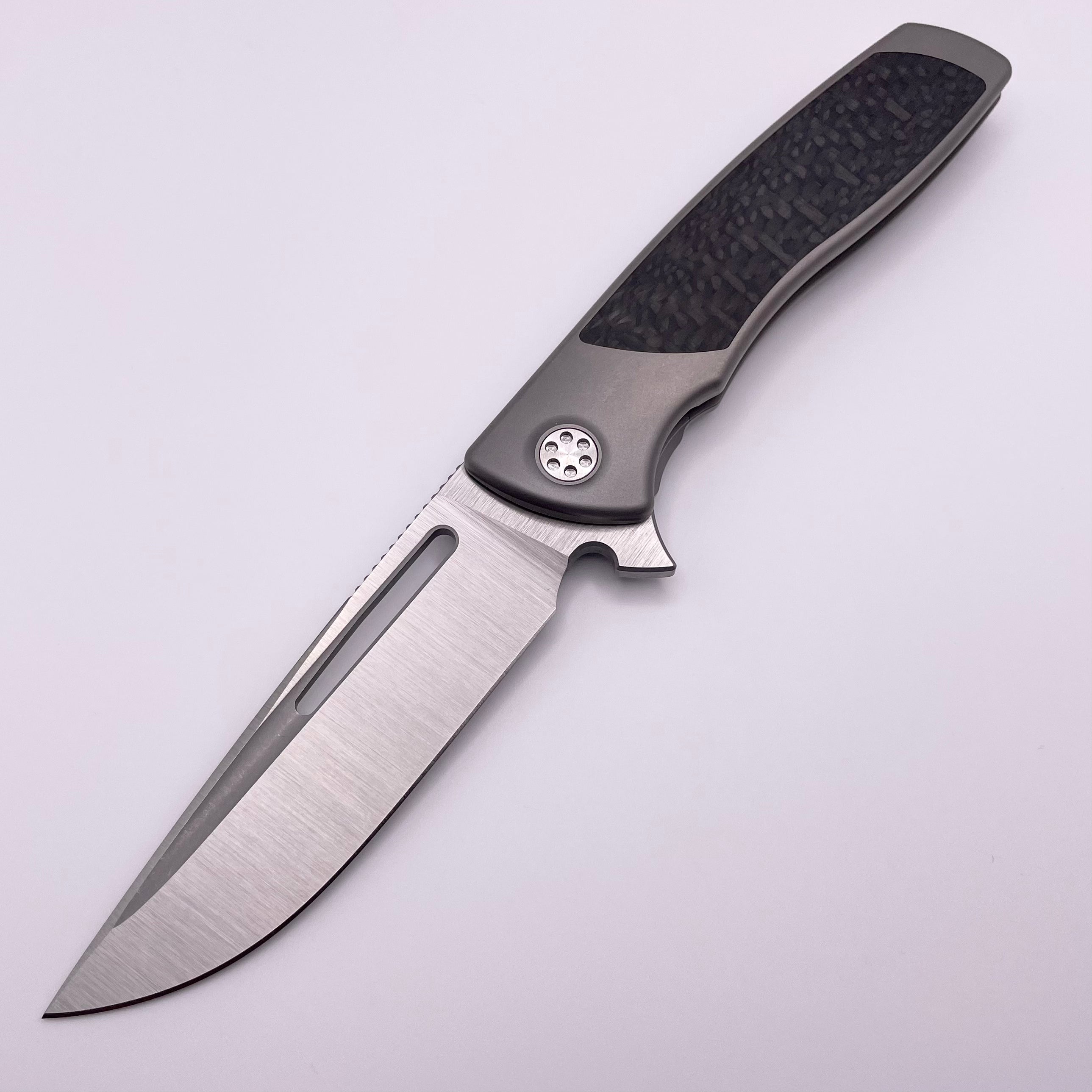 Premium SharpByDesign Mini Evo: Carbon Fiber & M390 Blade - Pre-Owned Excellence