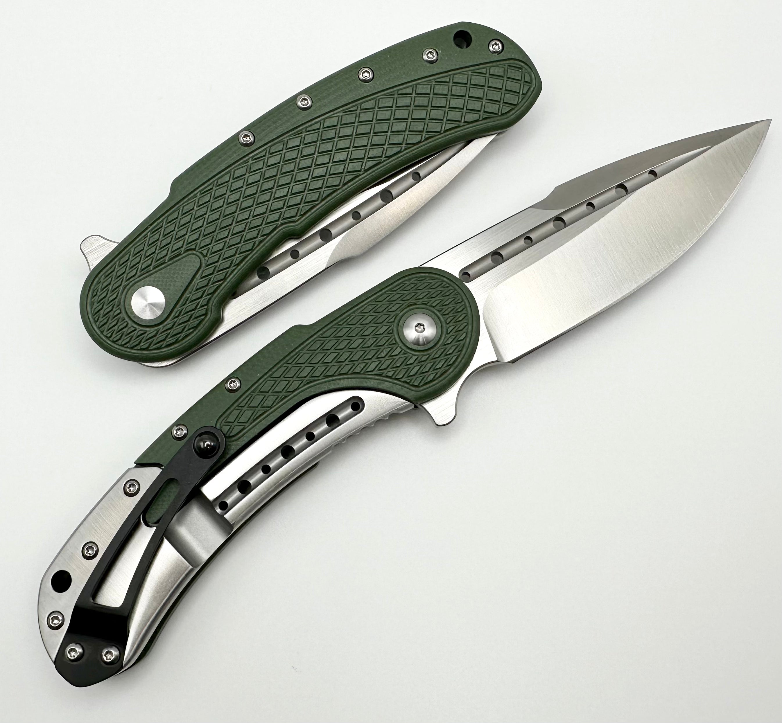 Begg Knives Bodega OD G-10 & D2 BG012 - Premium EDC Folding Knife